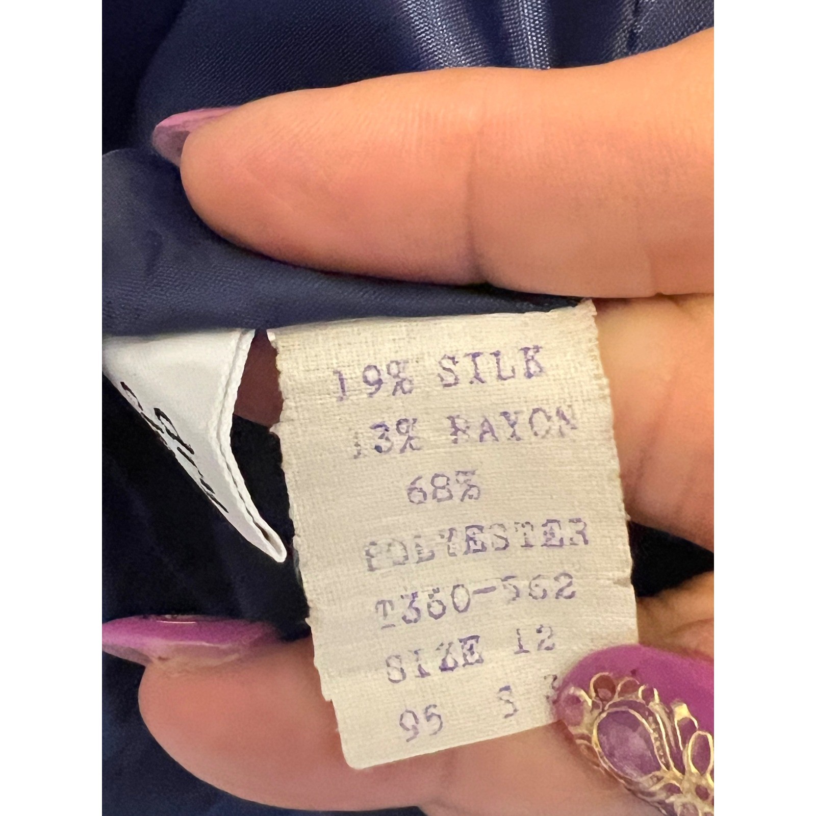 Country Sophisticates Pendleton 12 Blue Silk Wool Skirt Suit Vintage