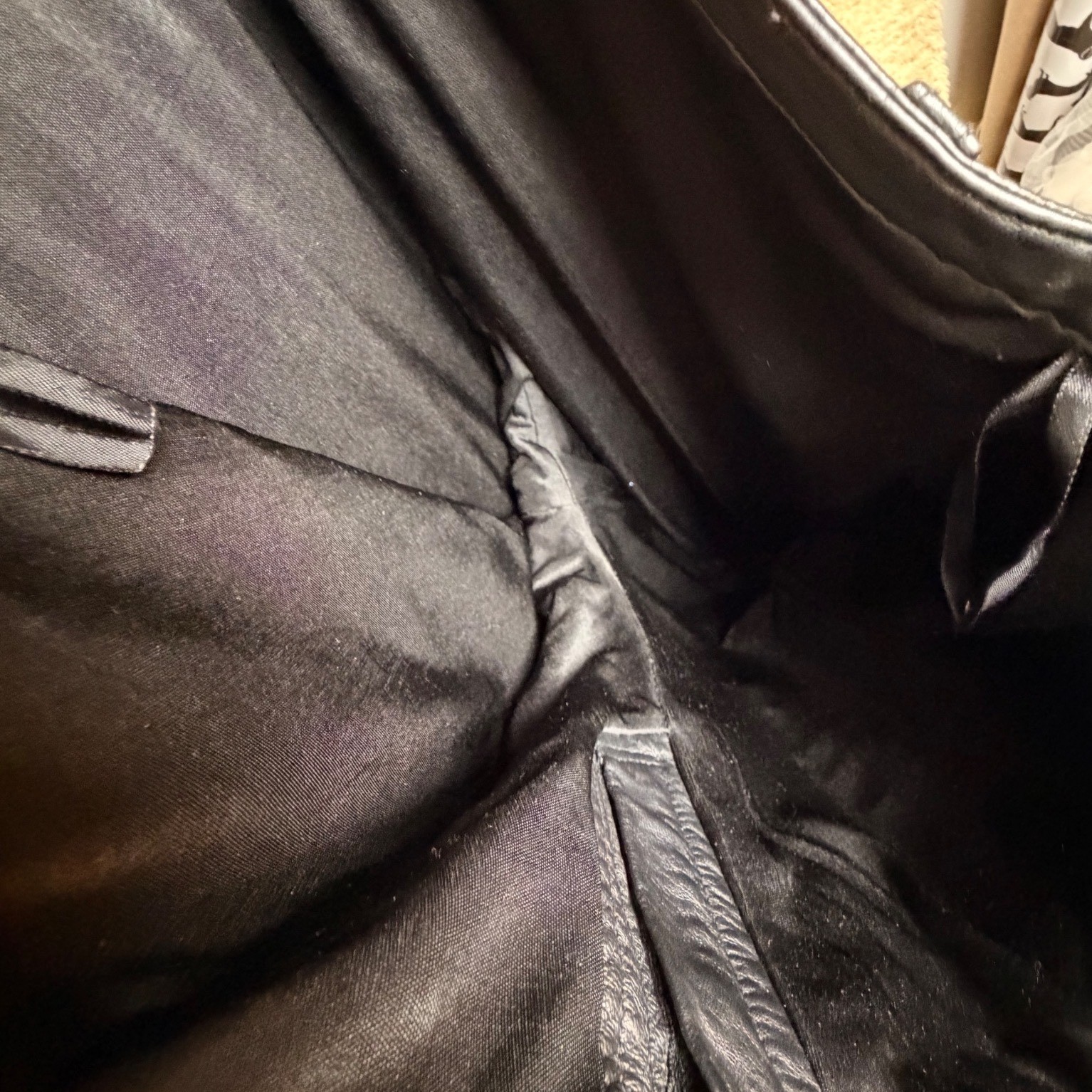 Vintage Neiman Marcus Exclusive Black Leather Bootcut Pants Women’s 12 Y2K