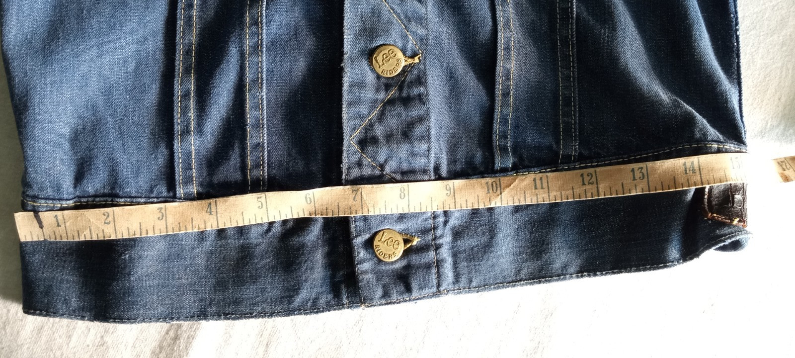 XS Woman’s OR Large Youth True Vintage 60s Lee Riders Sanforized Denim Jacket