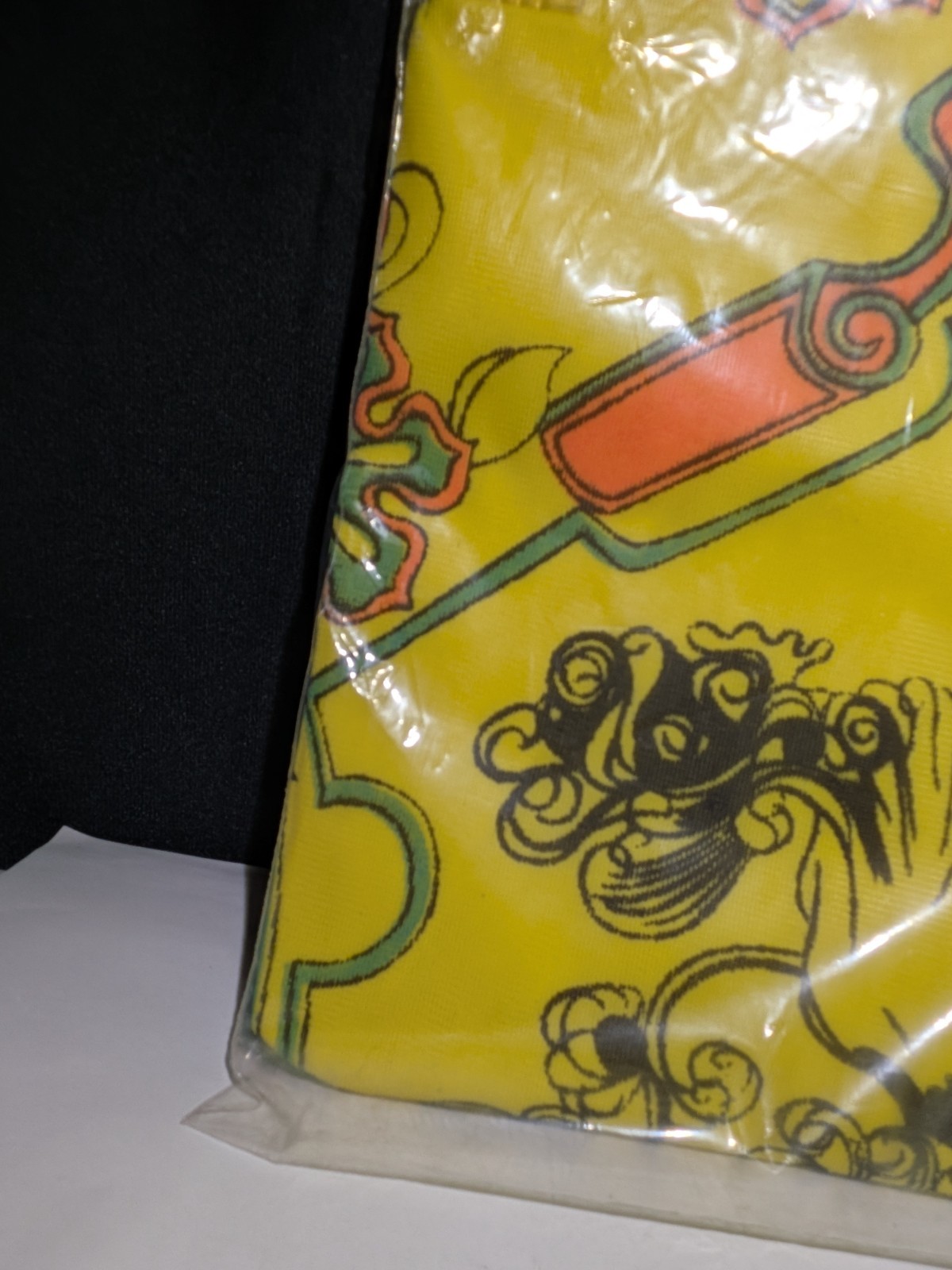 NEW IN PACKAGE VTG 60’S YELLOW SATIN PAJAMAS BY SATINETTE ACETATE TRICOT SIZE L