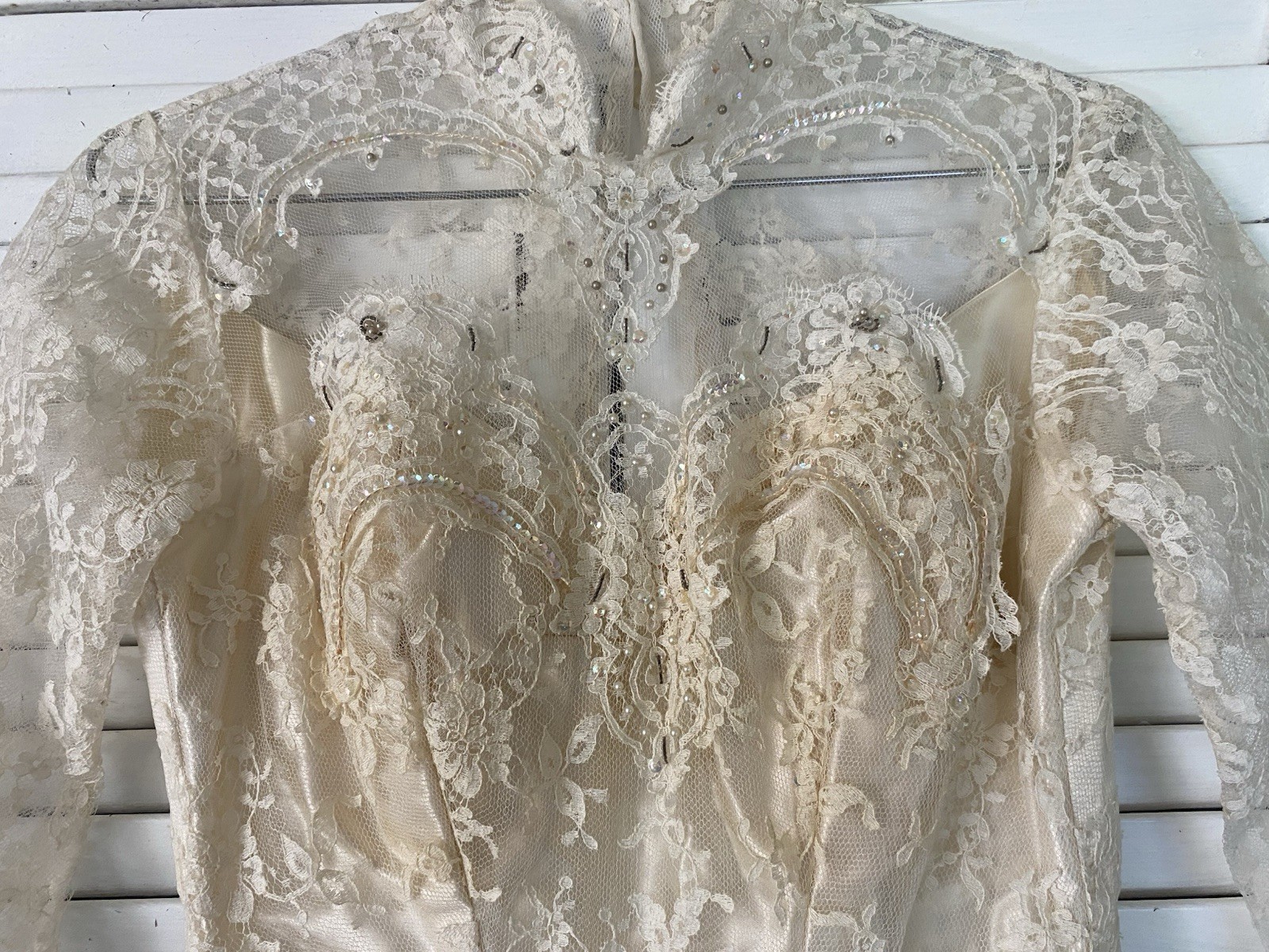 1950’s Tea Length Floral Lace DESIGNER Rockabilly WEDDING PARTY DRESS