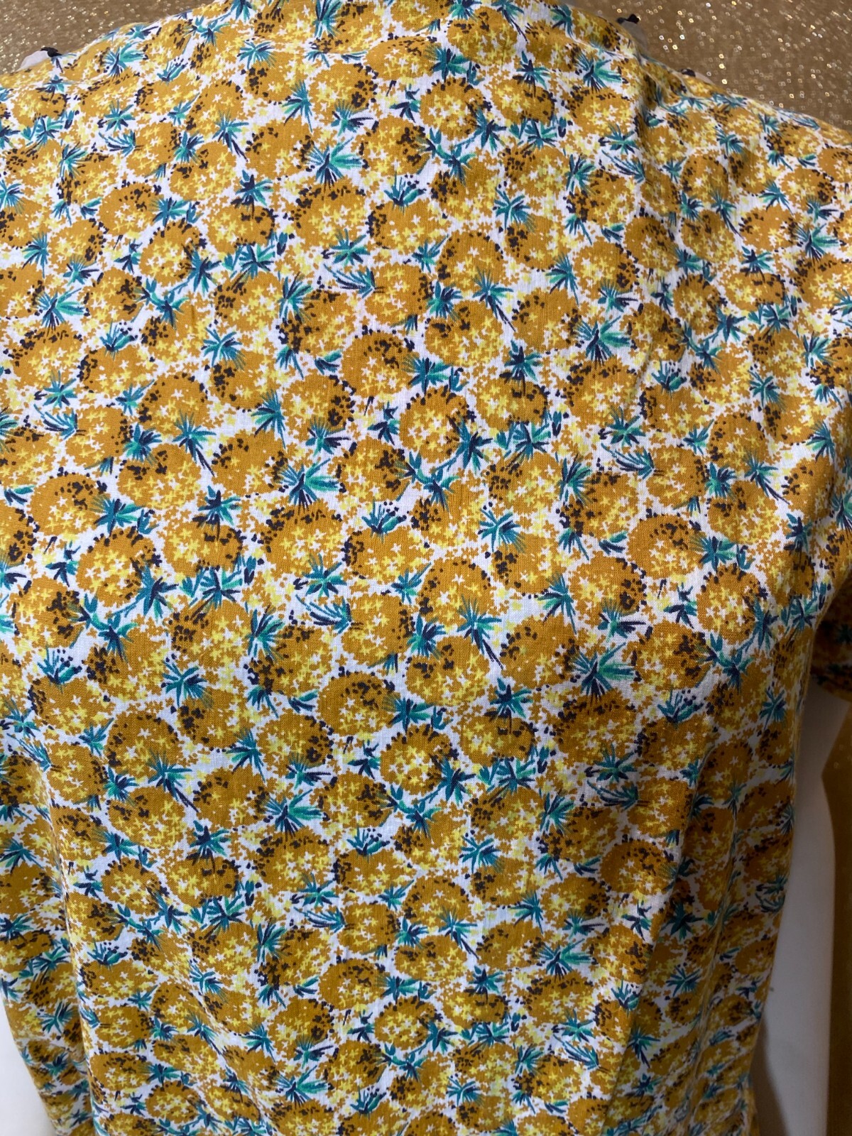 40s Vintage Flower Lee Wentley Dress, Tiki, Rockabilly, Pin-Up, GoGo, Retro, Mod