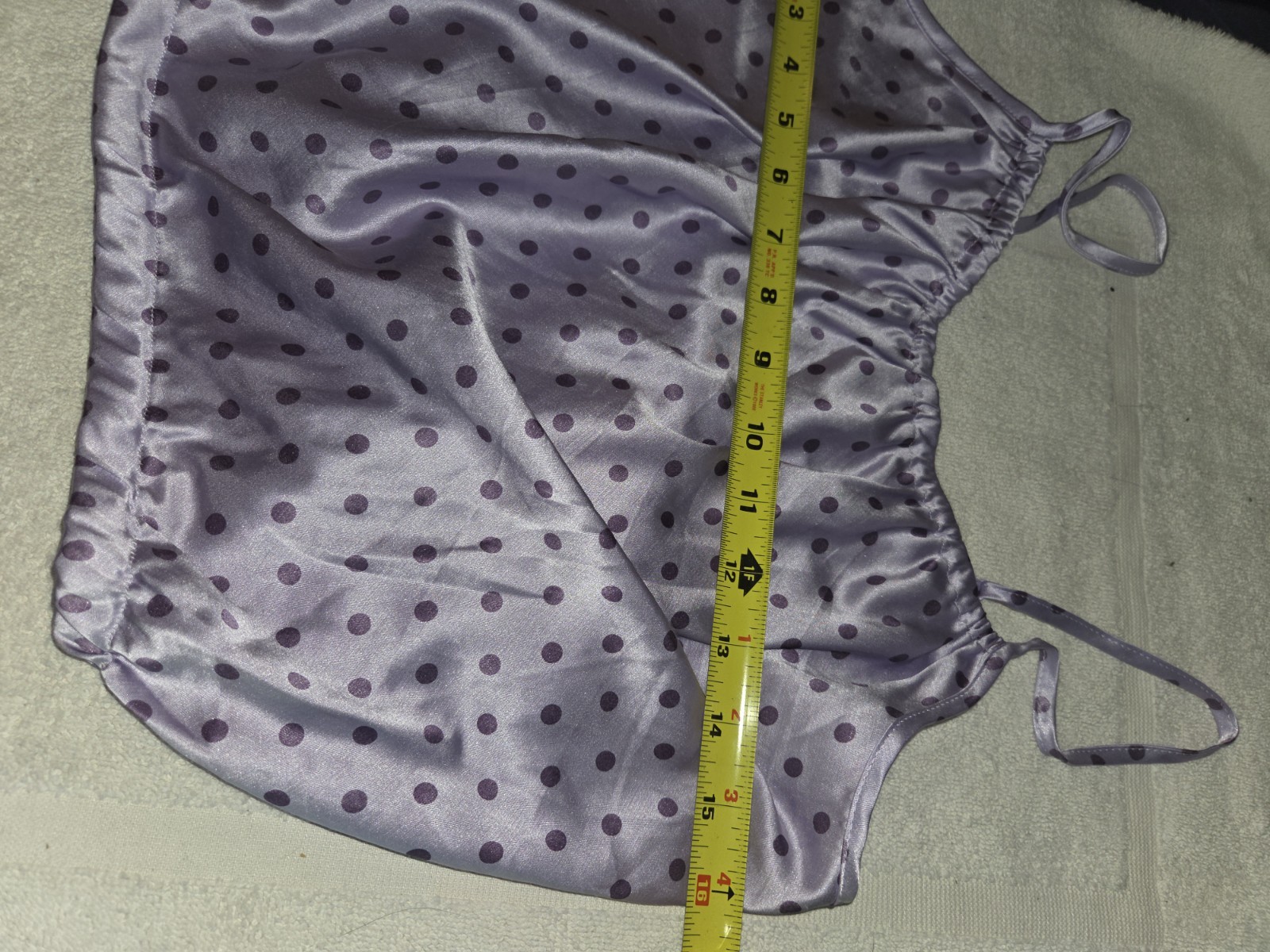 NEW Vintage Purple Dot Victoria’s Secret Silk Top Size Small Dec 2000