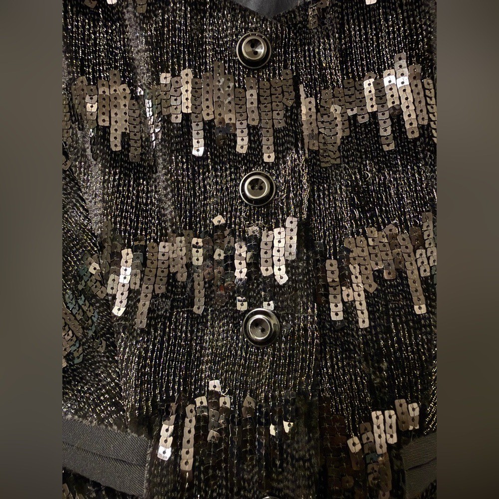 Diane von Furstenberg Yvette Sequins Vest Size: 4
