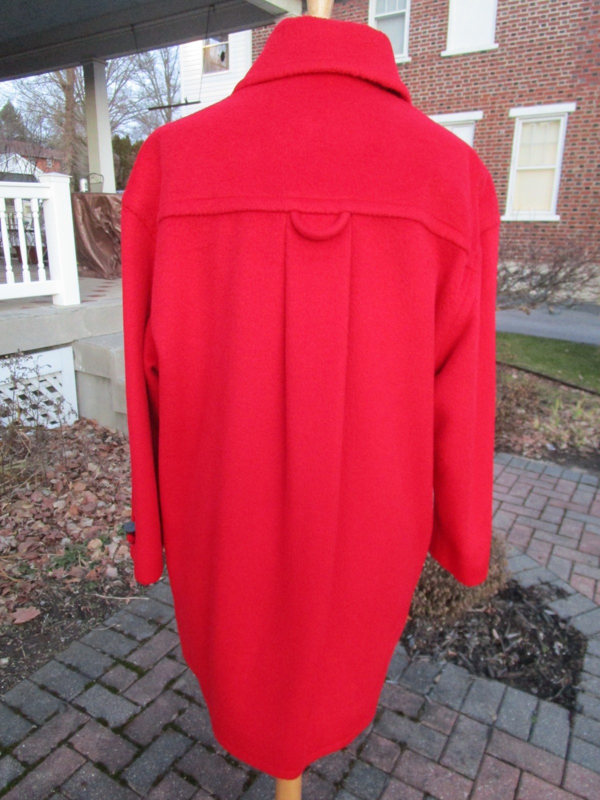 Vintage 1960/70s Ladies Red Wool Coat by J.G. Hooks
