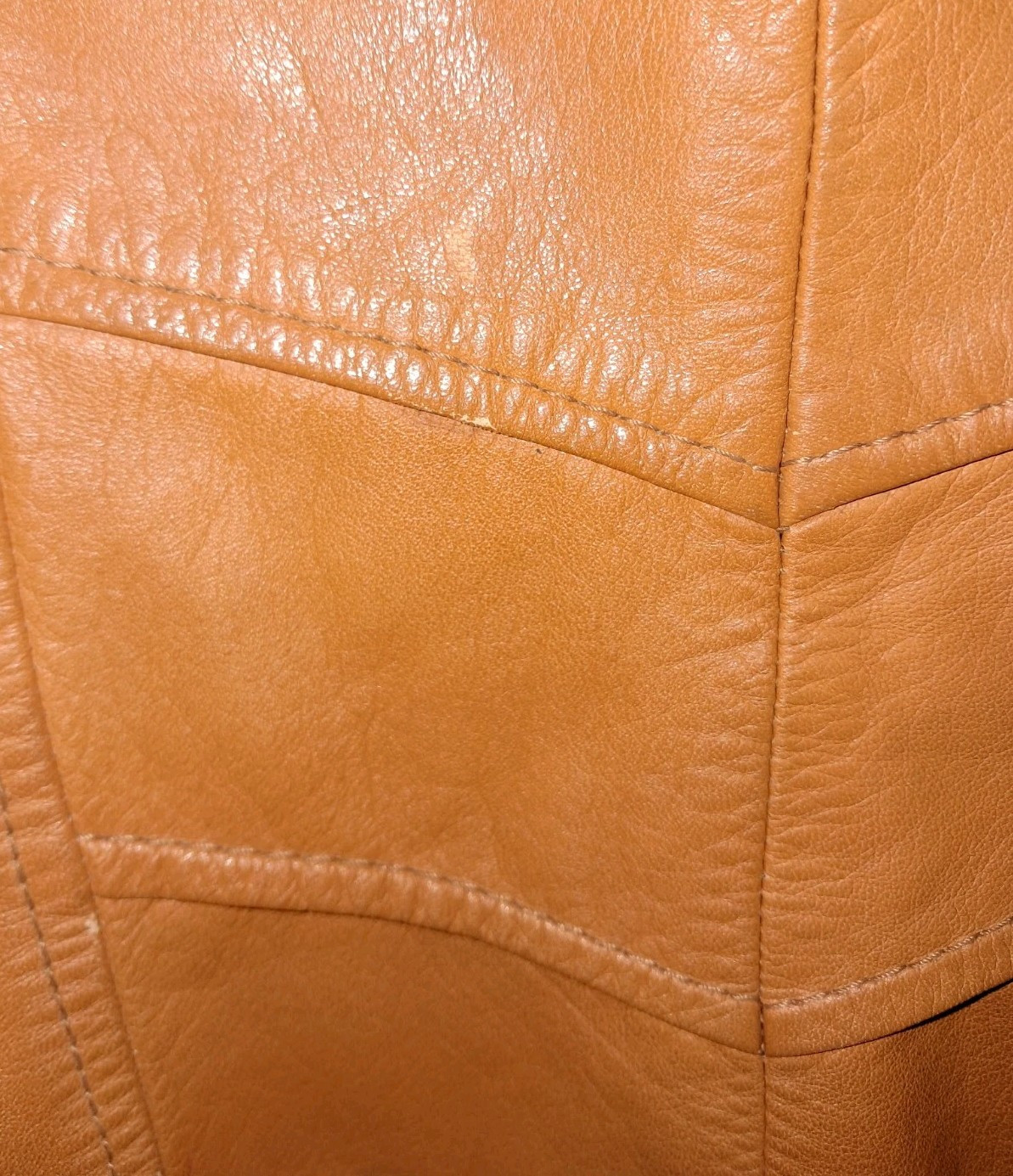 Vintage 1970’s Montgomery Ward The Tannery Brown Leather Jacket Women Size 7/8