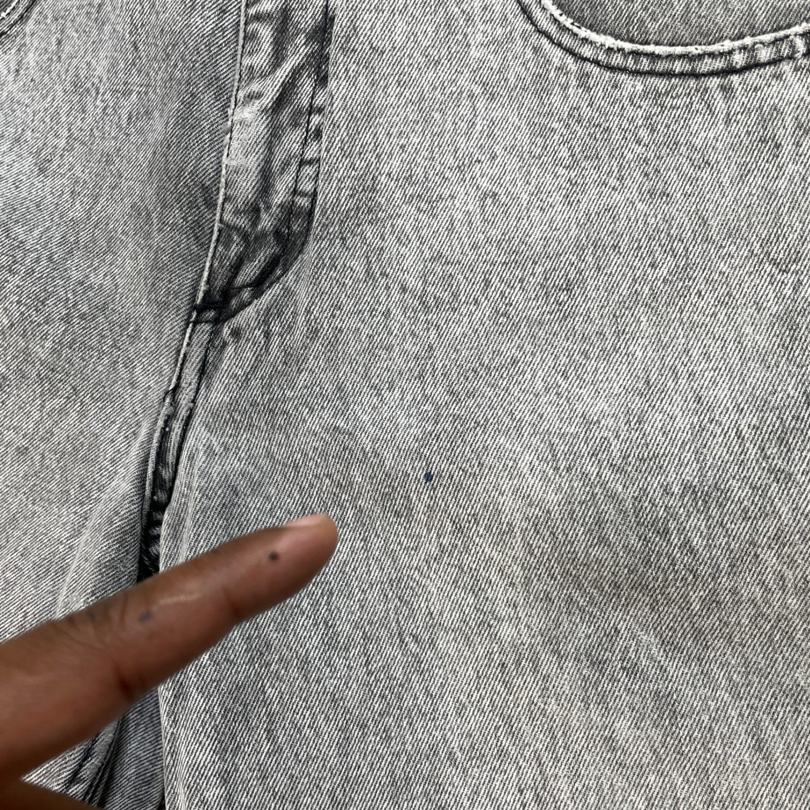 Vintage Georges Marciano for Guess Womens 32×33 Acid Wash Grey Tapered Jeans USA