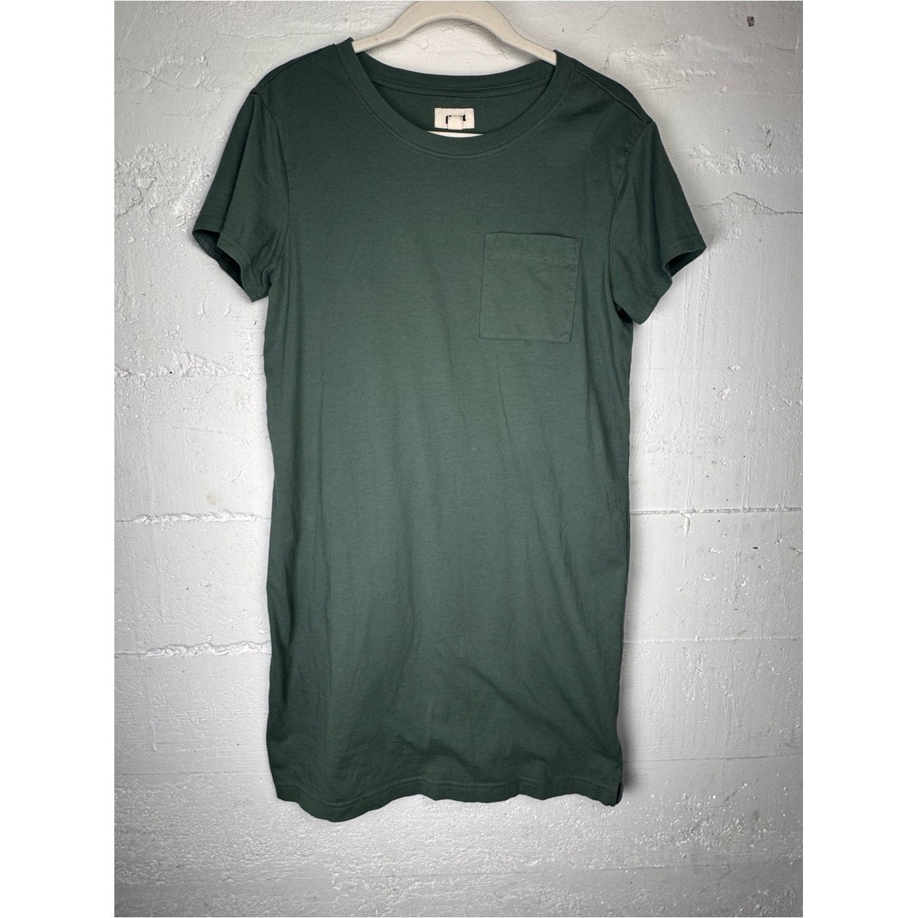 Pact Pocket Tee Women’s Softspun T Shirt Dress Size M 100% Organic Cotton