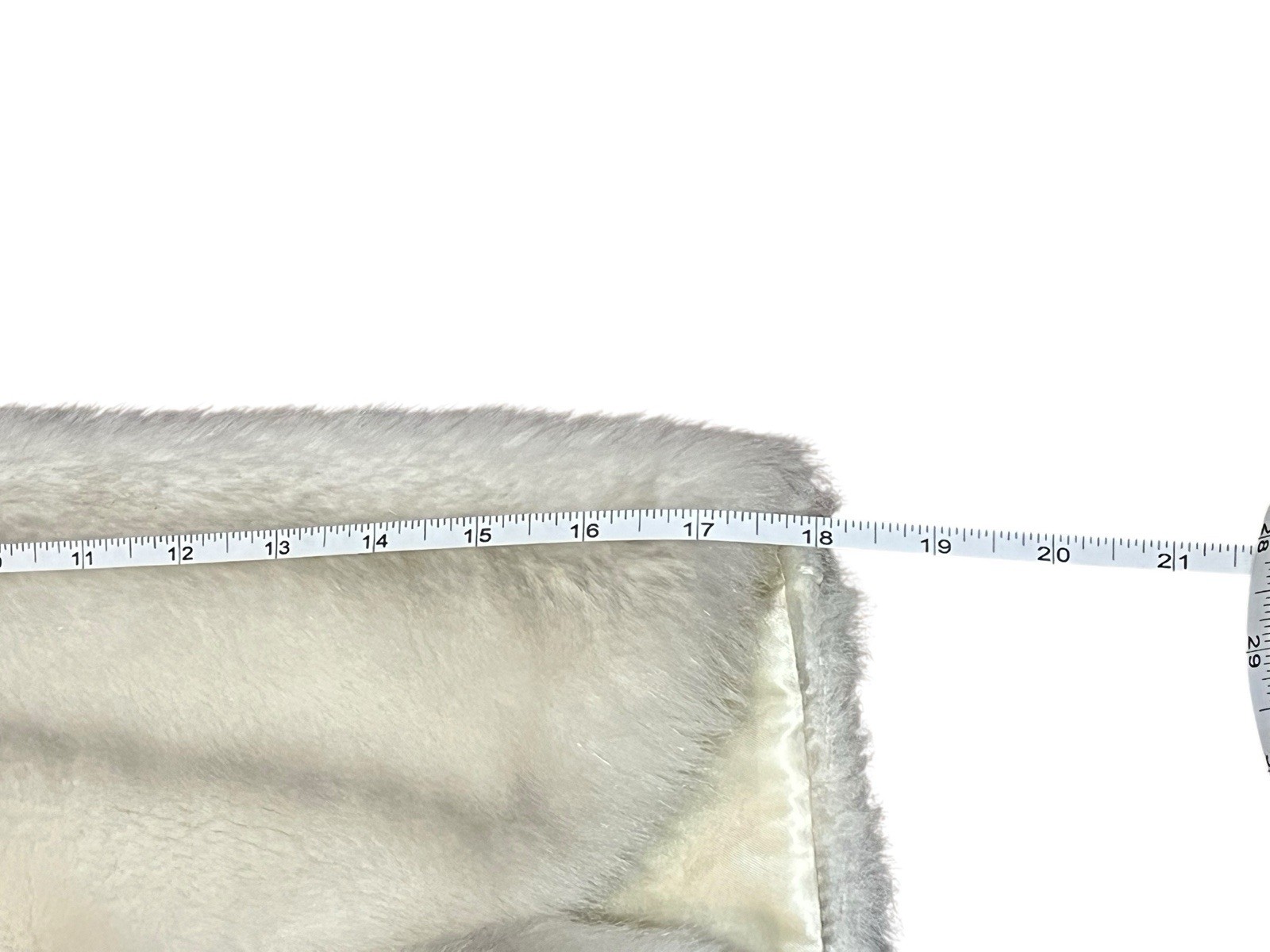 Vintage White Faux Fur Cape Coat Regina Glenara by Glenoit Made in USA