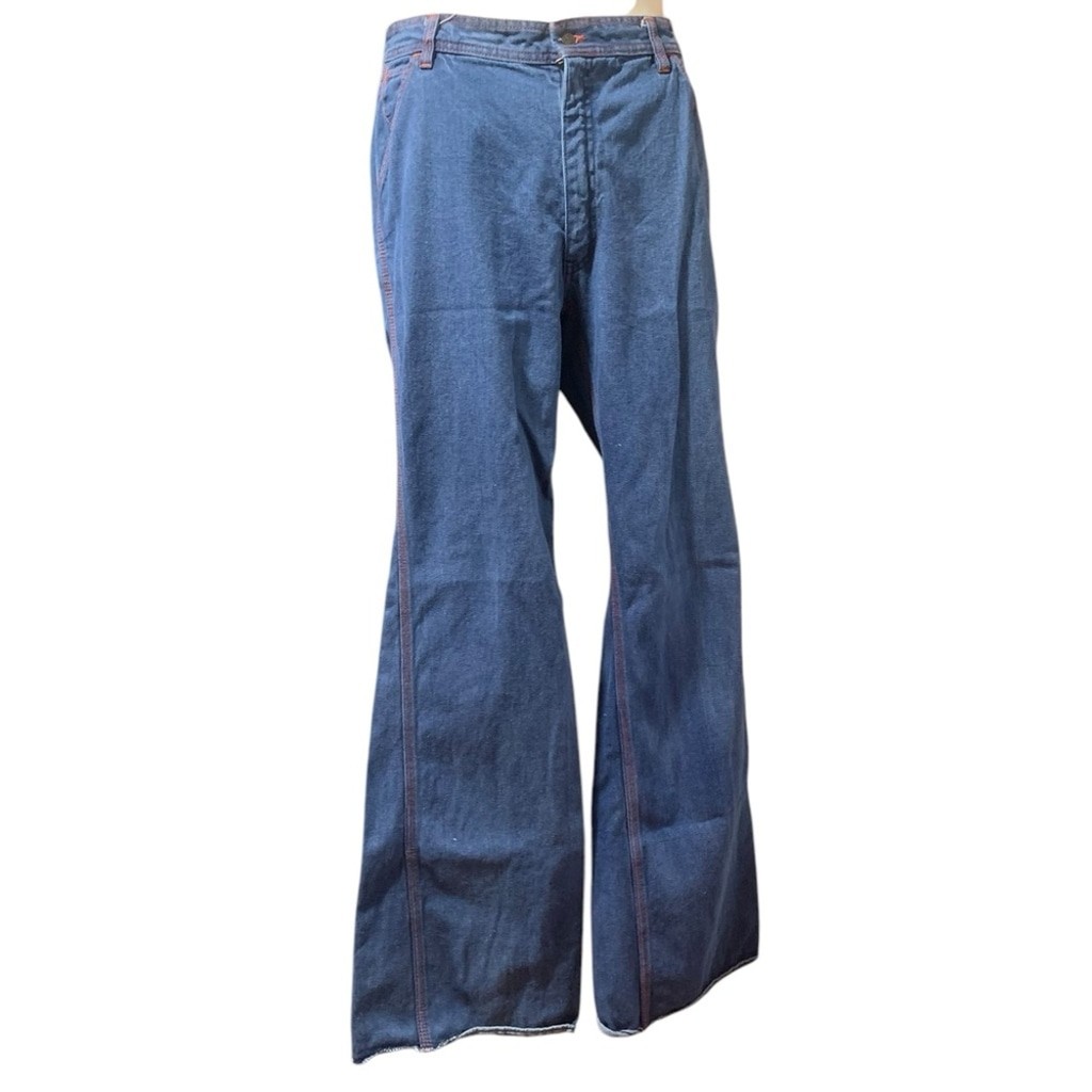 Vintage 70’s Faded Glory by Appendagez bell bottom 100% cotton jeans size jr 13