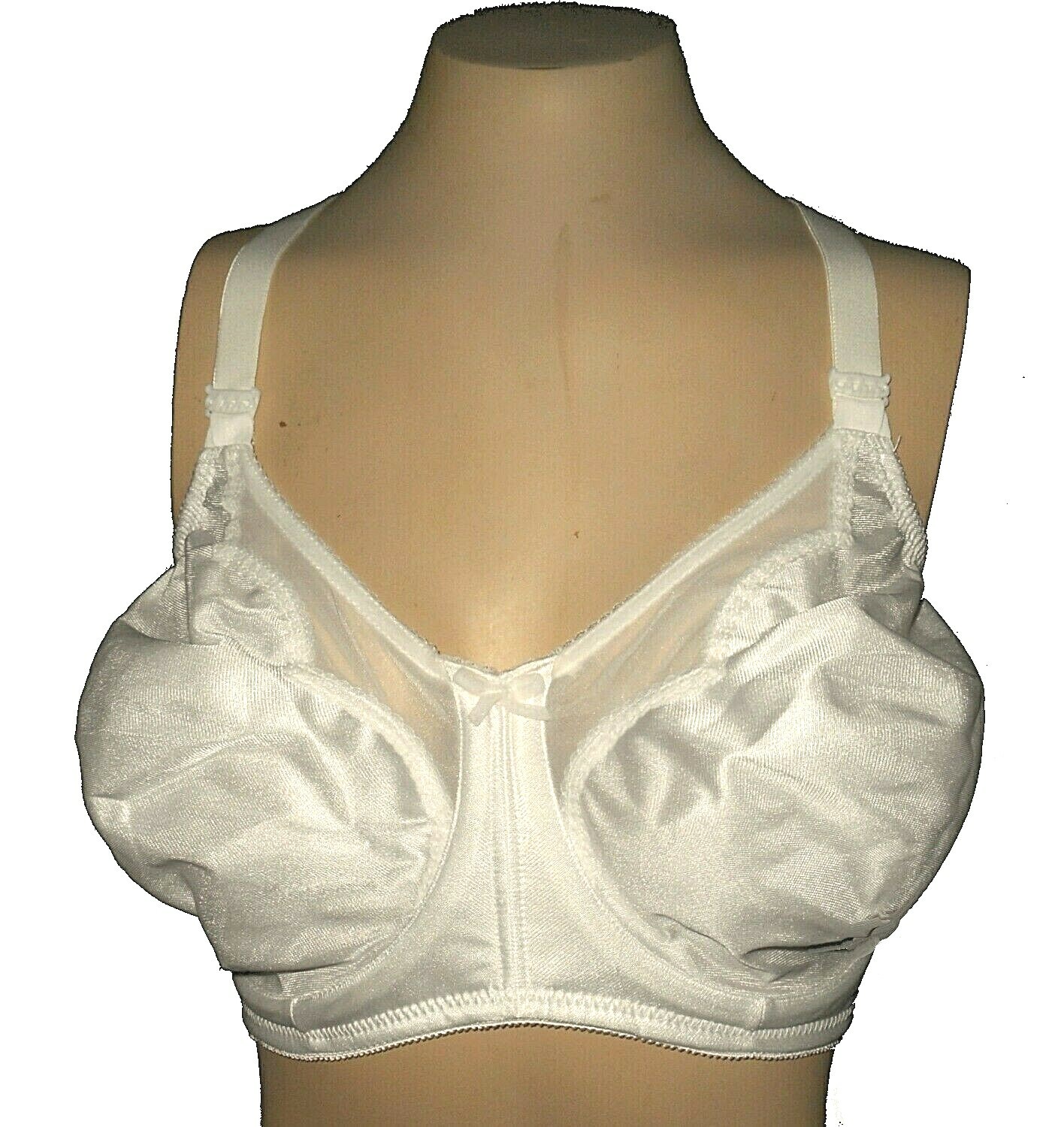 Bra Vintage 1970s Sears Ah-h Classic Perma-Prest Underwire white Mint 76727 42DD