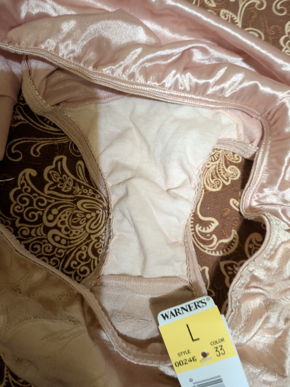 Vintage Warner’s Satin Bikini Panties Size Large