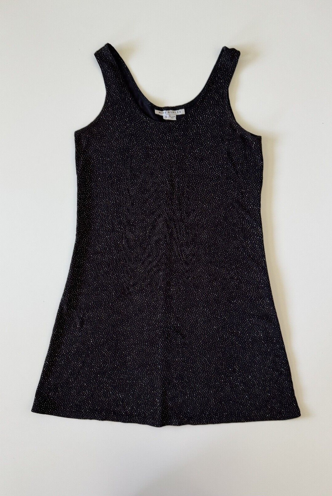 Vintage Little Black Dress Miss Ashlee Mini Dress Sleeveless Size Small