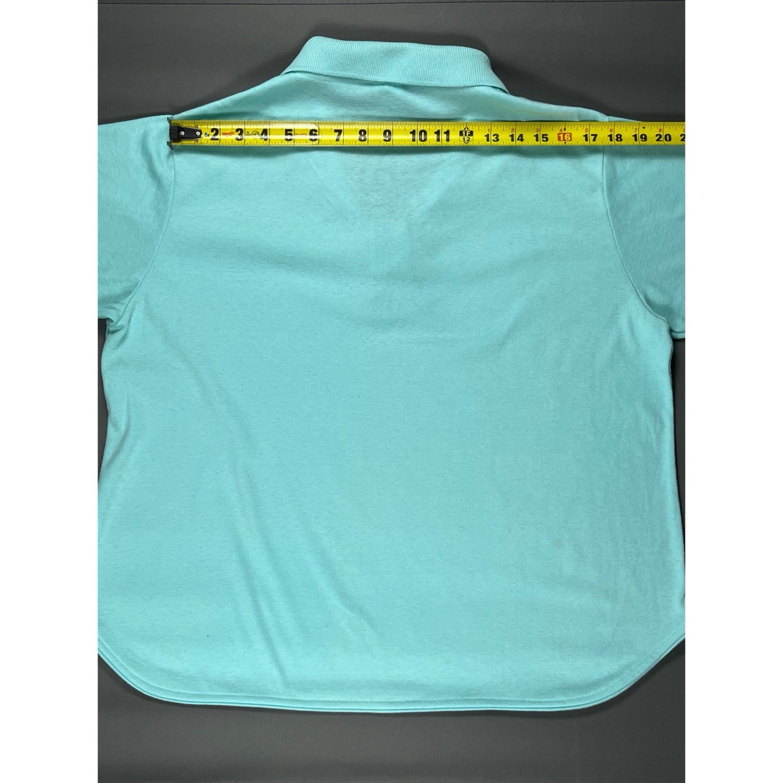 Vintage Chesterfield Woman Polo Shirt Size XL USA Made 80s Preppy Pastel