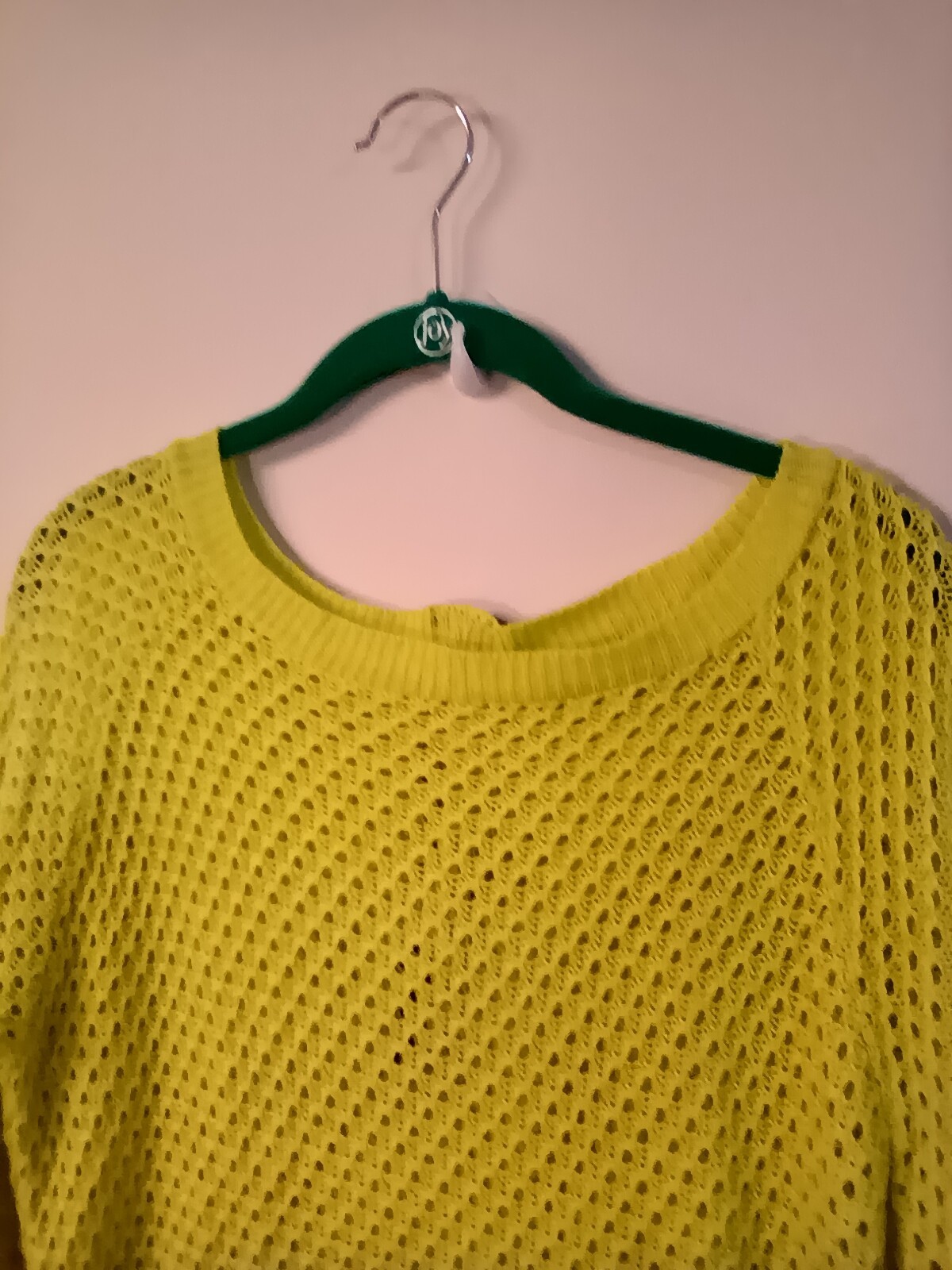 Vtg Allen B by Allen Schwartz green sweater high low hem zip in back boat neck