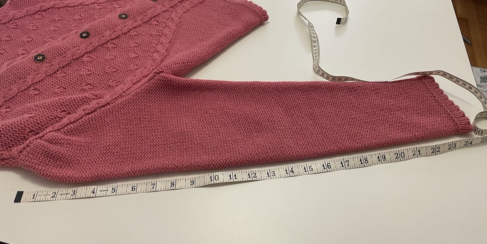 Vintage 80s Stapf Tyrol Pink Alpine Austria Knit Wool Fraulein Sweater Cardigan