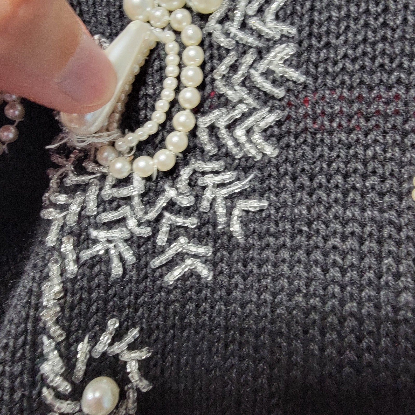 Victoria Harbour Women Sweater Sz Large Breaded Fall Holiday Christmas Vintage