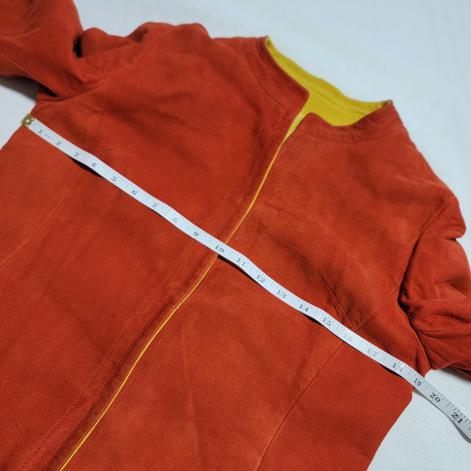 Vintage 70’s Paprika Orange Suede Jacket Women Size S