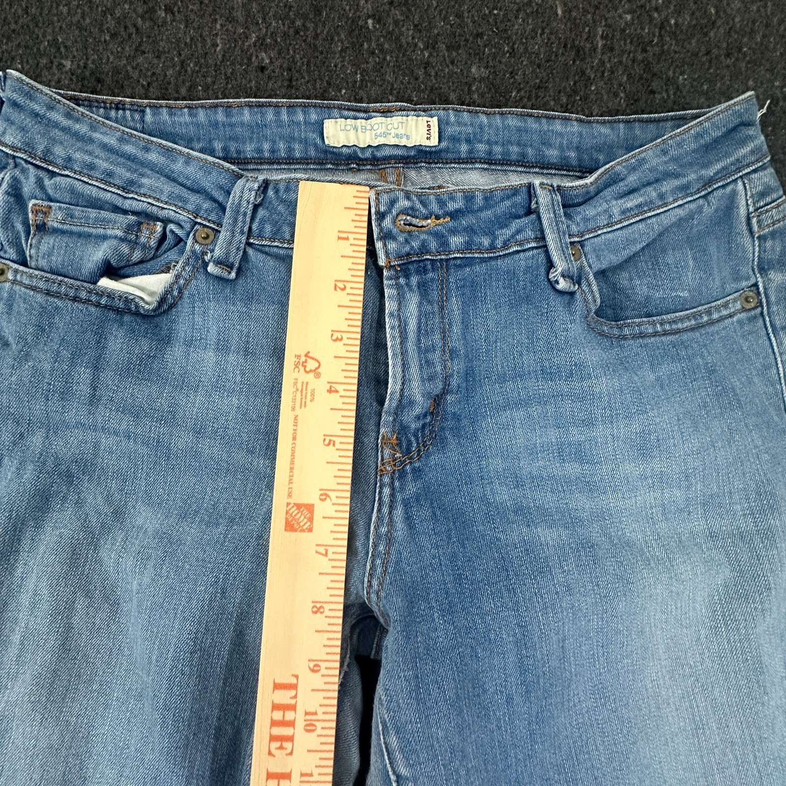 Levi’s Low Boot Cut 545 VINTAGE womens jeans light wash Size 10 – medium