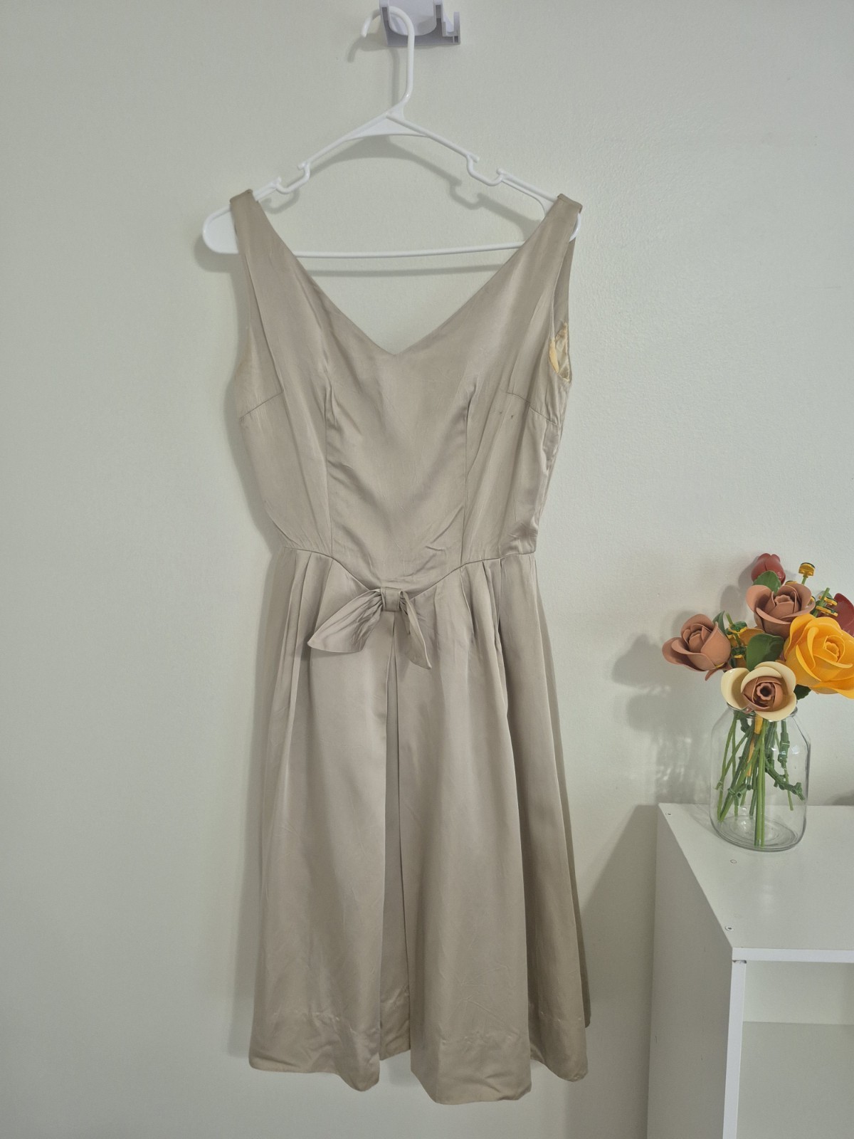 Authentic Vintage 1950s Lord & Taylor Silk Blend Cocktail Dress