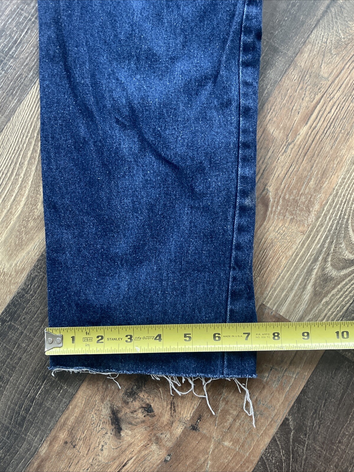 Pizzazz New York Paris Blue Jeans Elastic Waist Talon 42 Zipper size W30 L28.5