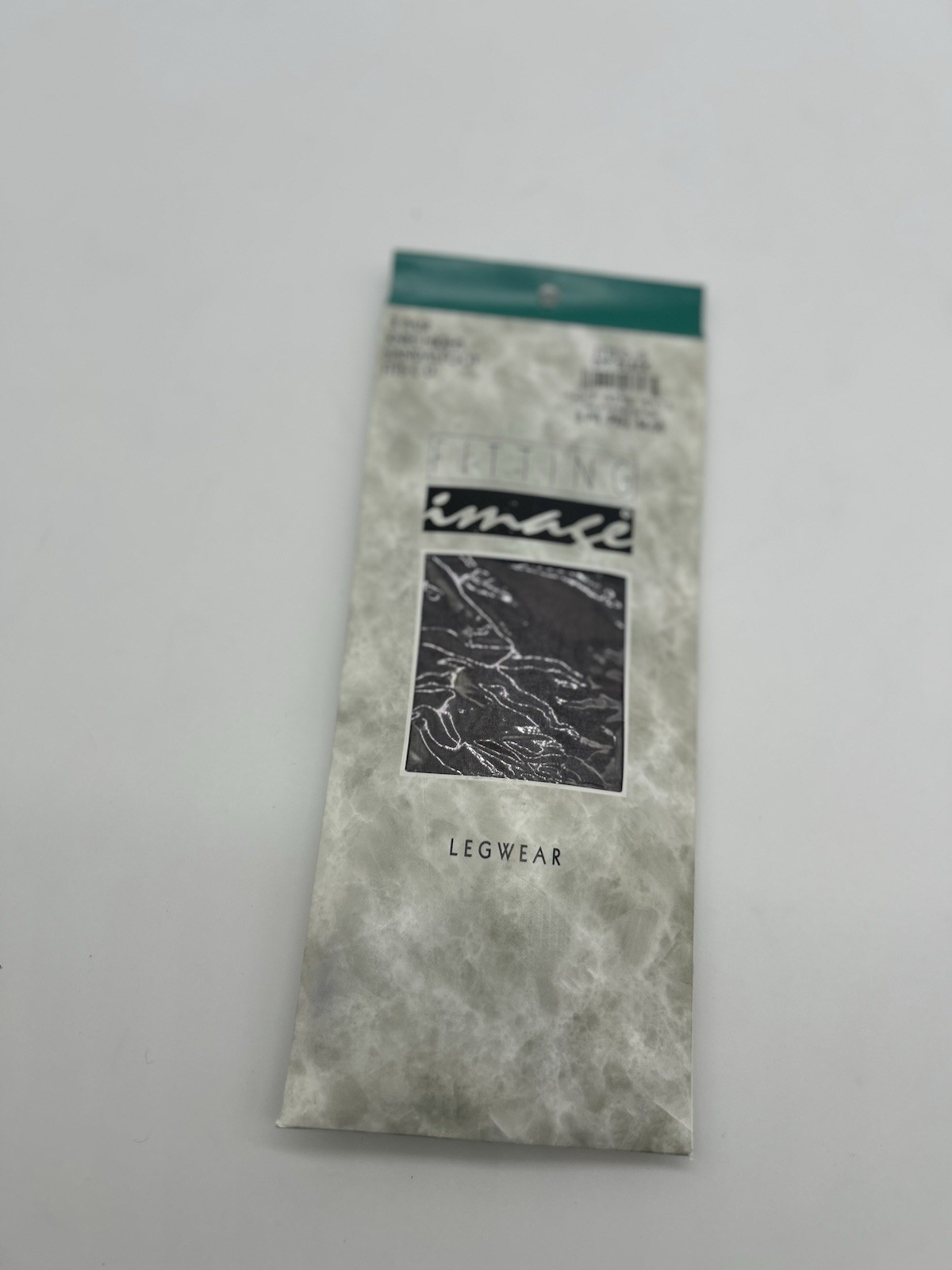 Vintage Fitting Image Knee High Stockings C-D Sandalfoot Black Nylon NOS 3 Pair