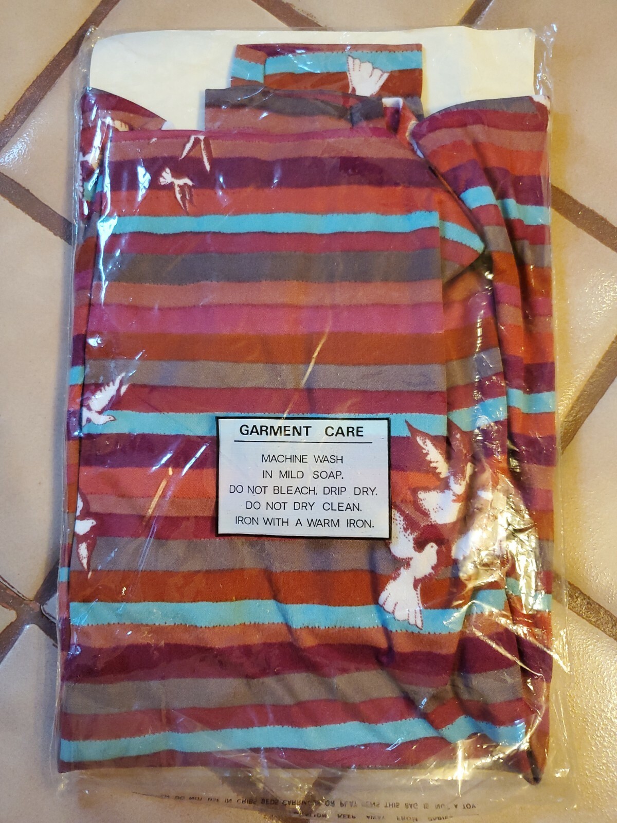 Vintage Original Rare Just Arrived Long Sleeve T-Shirt sz Lg. Stretch Nylon NOS