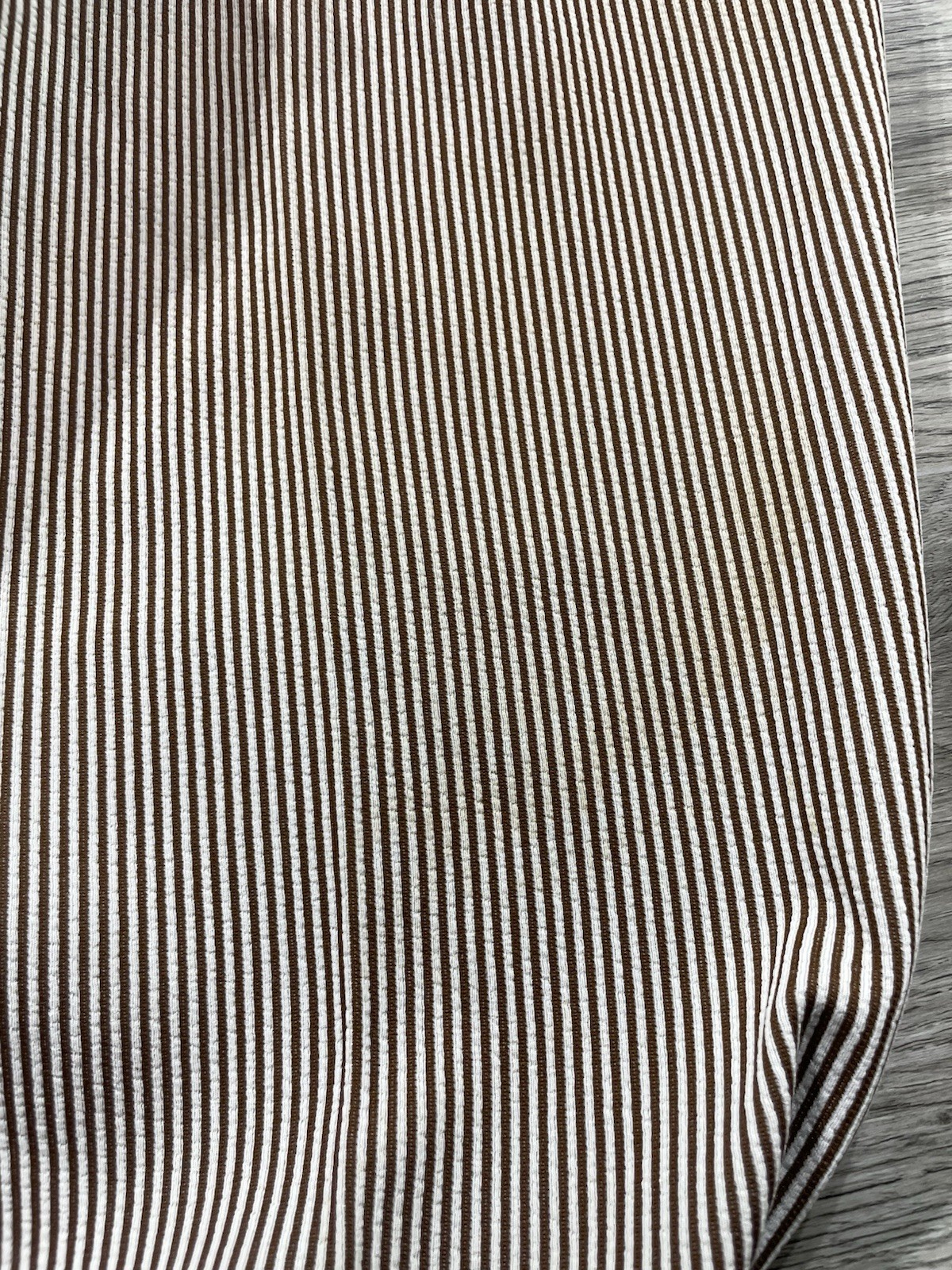 1970s Flares Pinstripe Dressy True Vintage 38×28 Brown Rare Suit Pants Talon