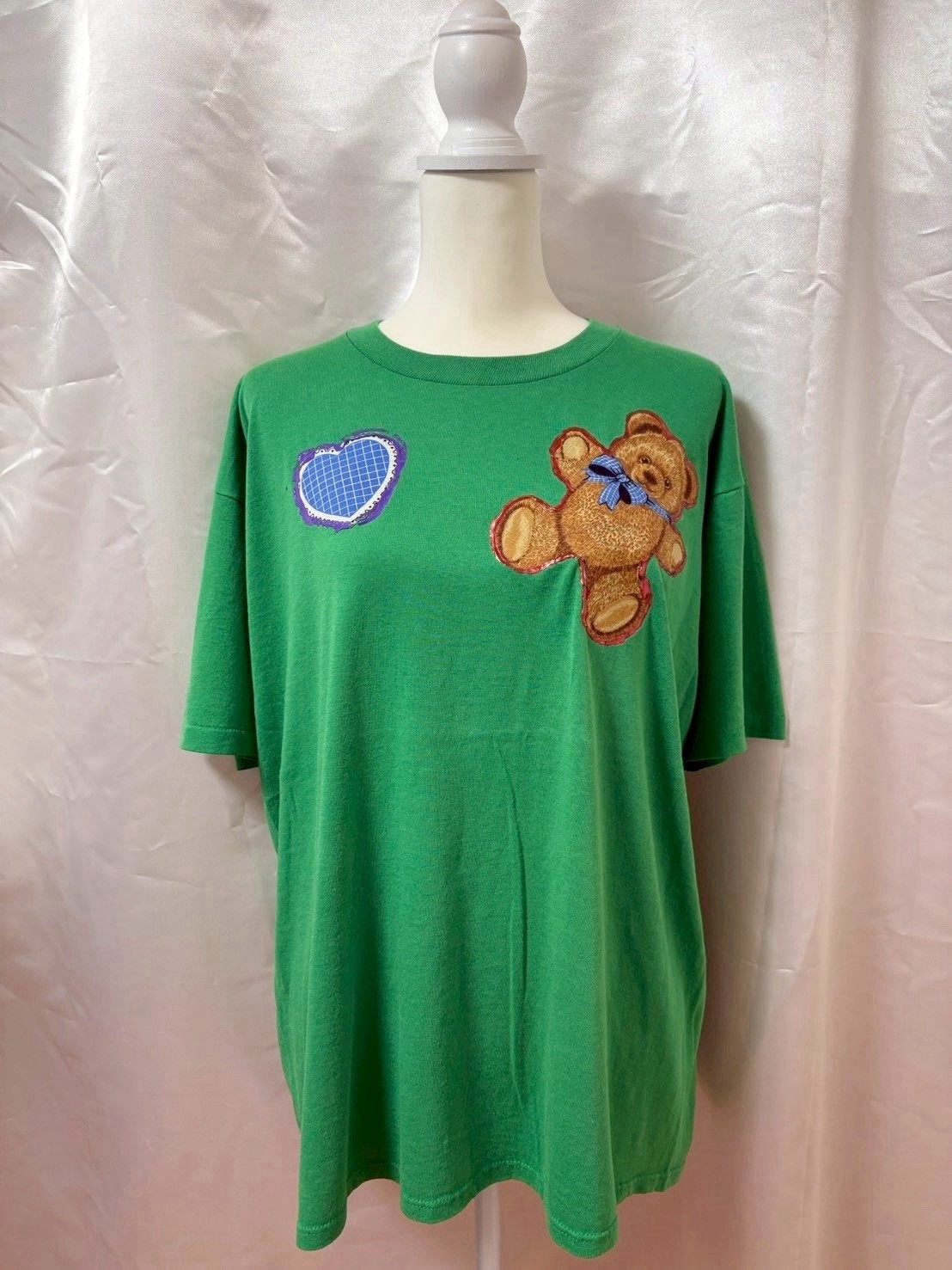Vintage 1980s 1990s JERZEES Teddy Bear T shirts Graphic