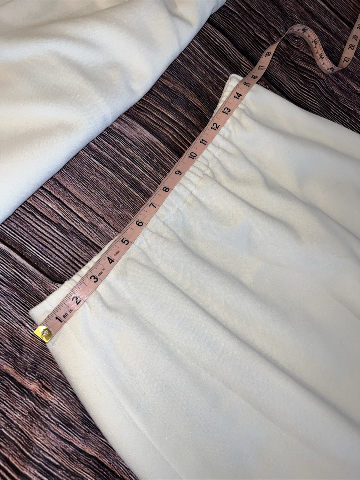 Vintage Custom Tailored By Nardis Of Dallas Blazer Jacket & Skirt Set Cream