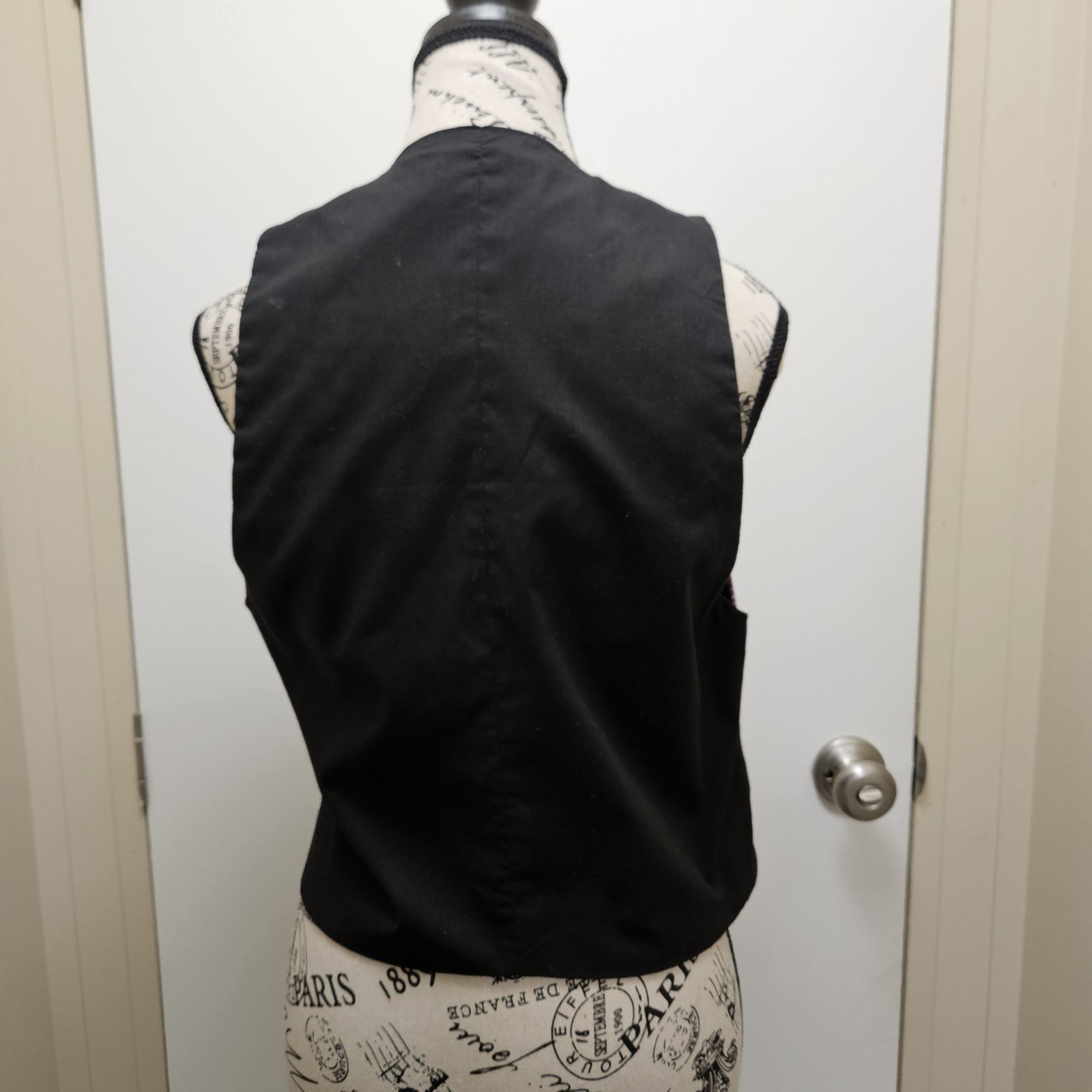 Vintage Handmade Western Rodeo Vest Button Up 90s Cowgirl Retro
