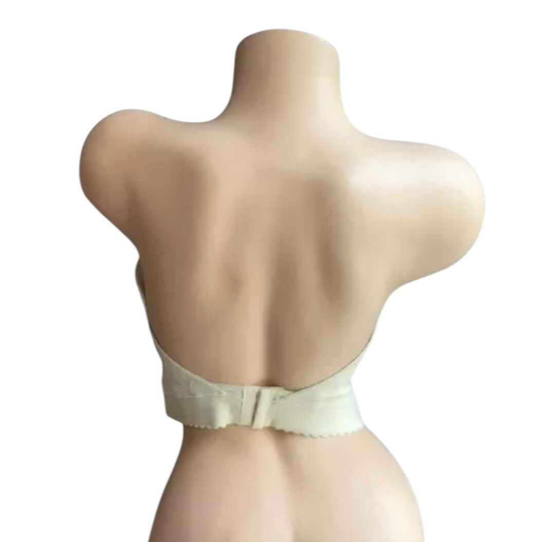Backless by Young Smoothie Bra The Strouse Adler Co Nylon Bustier Brassiere 36B
