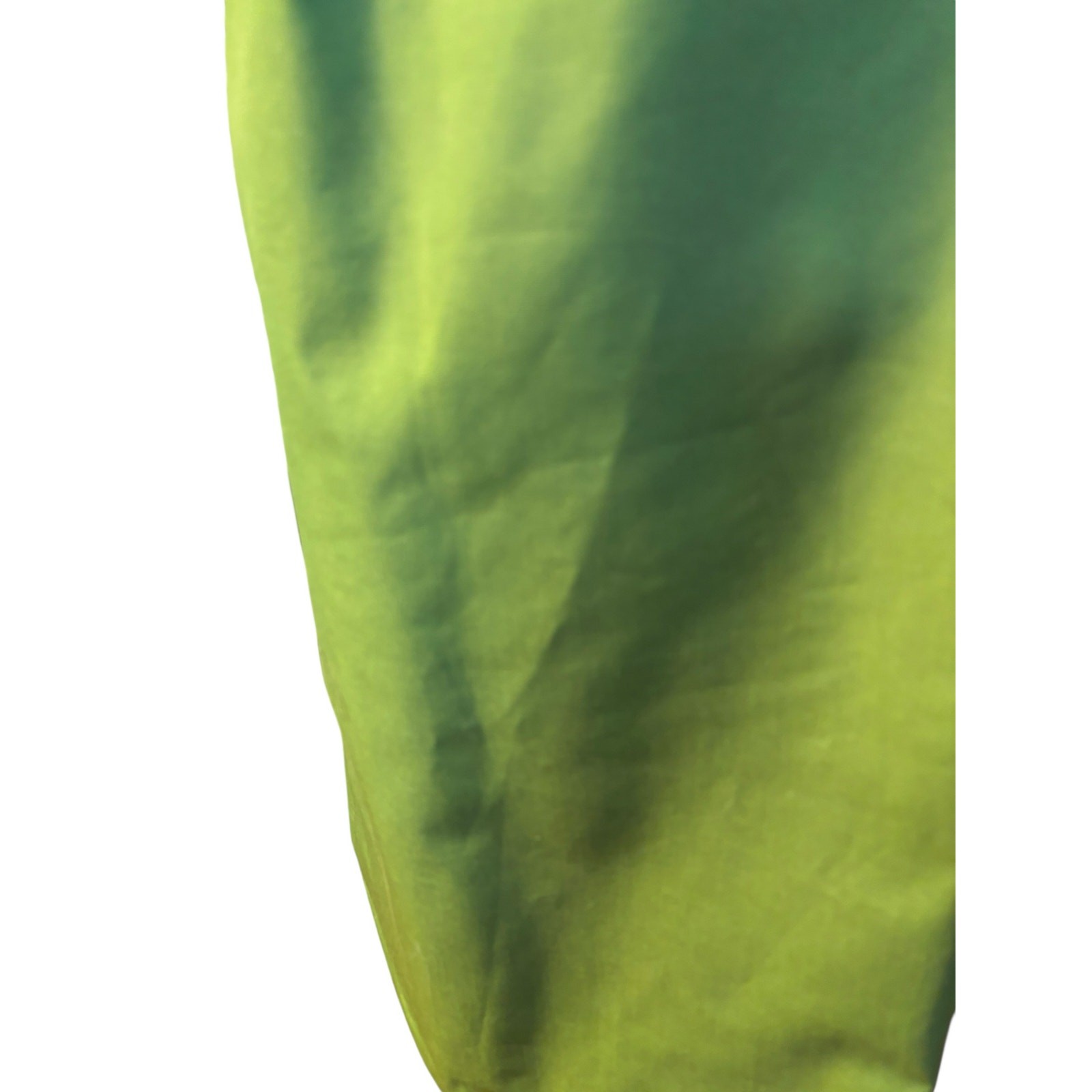 1960s Vintage Chartreuse Cotton Blend Skirt Estate Side Zip Restored & Ready