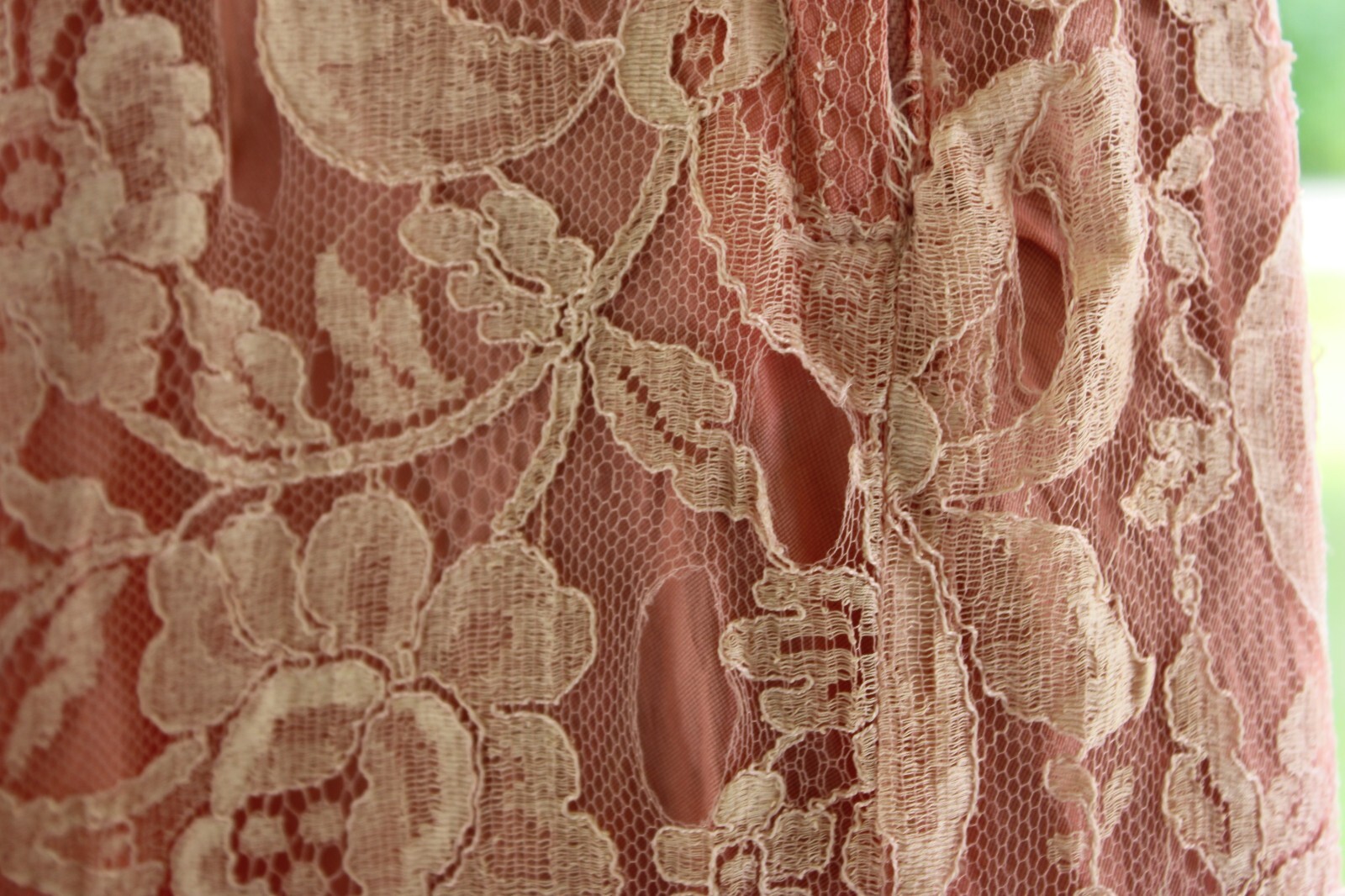 ALL LACE & TAFFITA FULL LENGTH DRESS TAGGED LADIES INTERNATIONAL Workers UNION