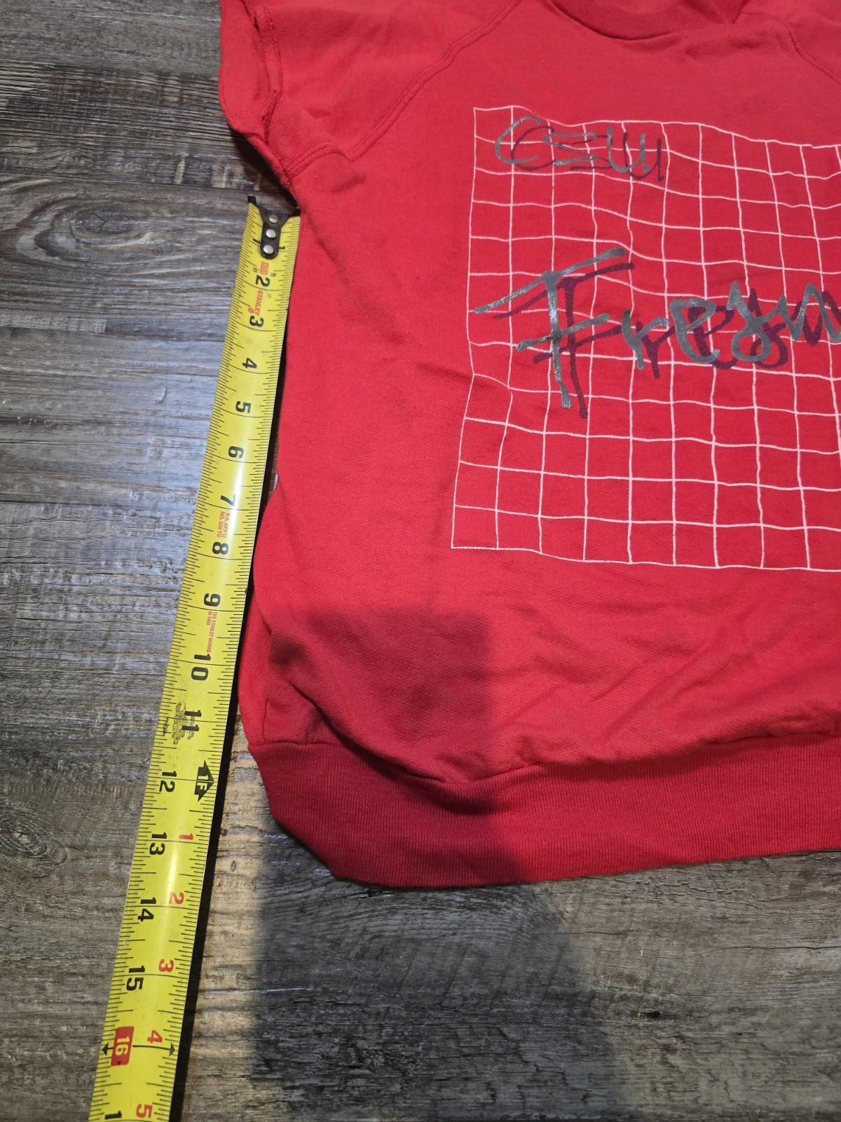 Vintage Fresno CSU Red Muscle T-shirt Medium #138