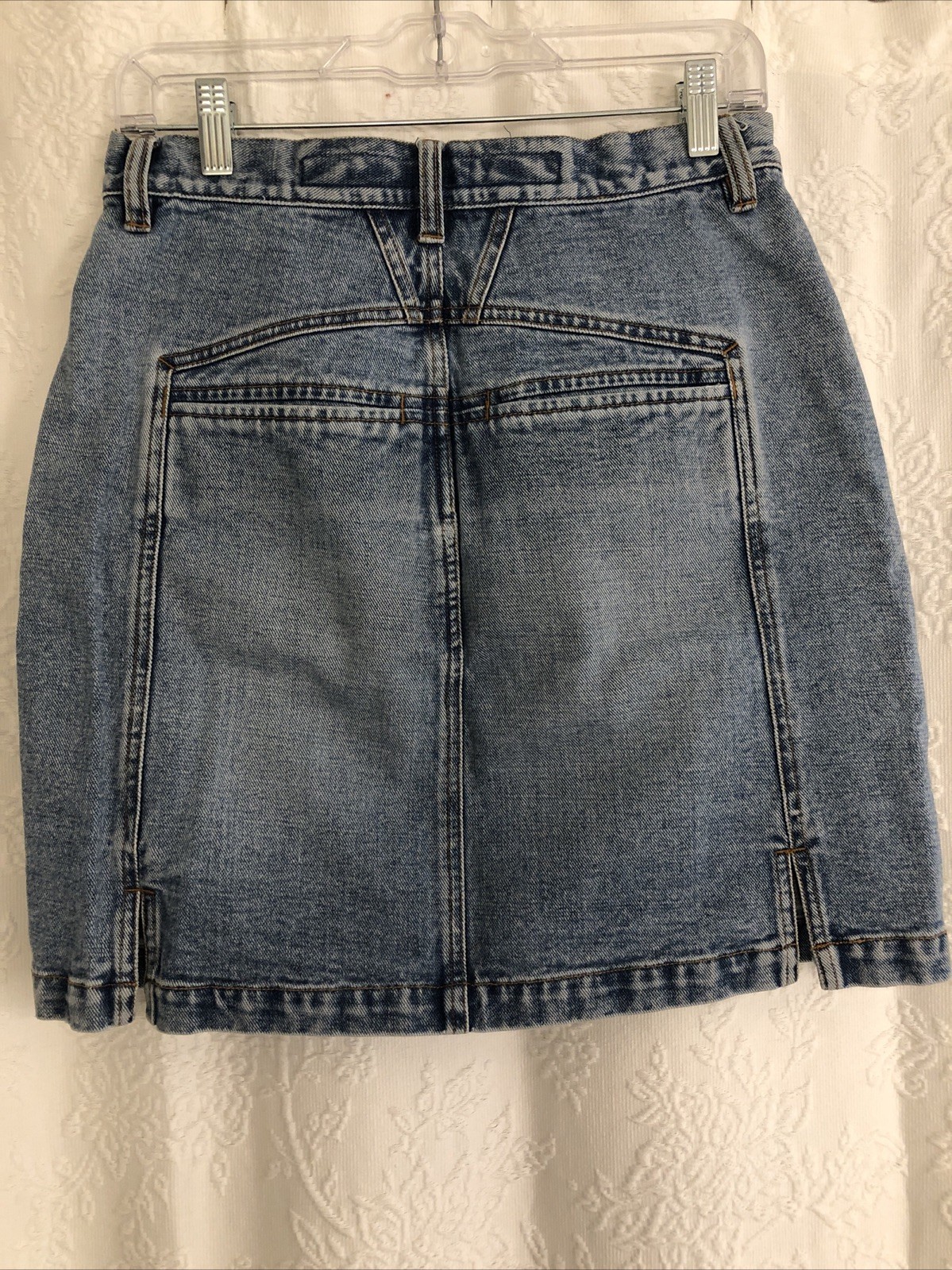 Vintage Marithe Francois Girbaud 100% Cotton Denim Skirt 28” Waist