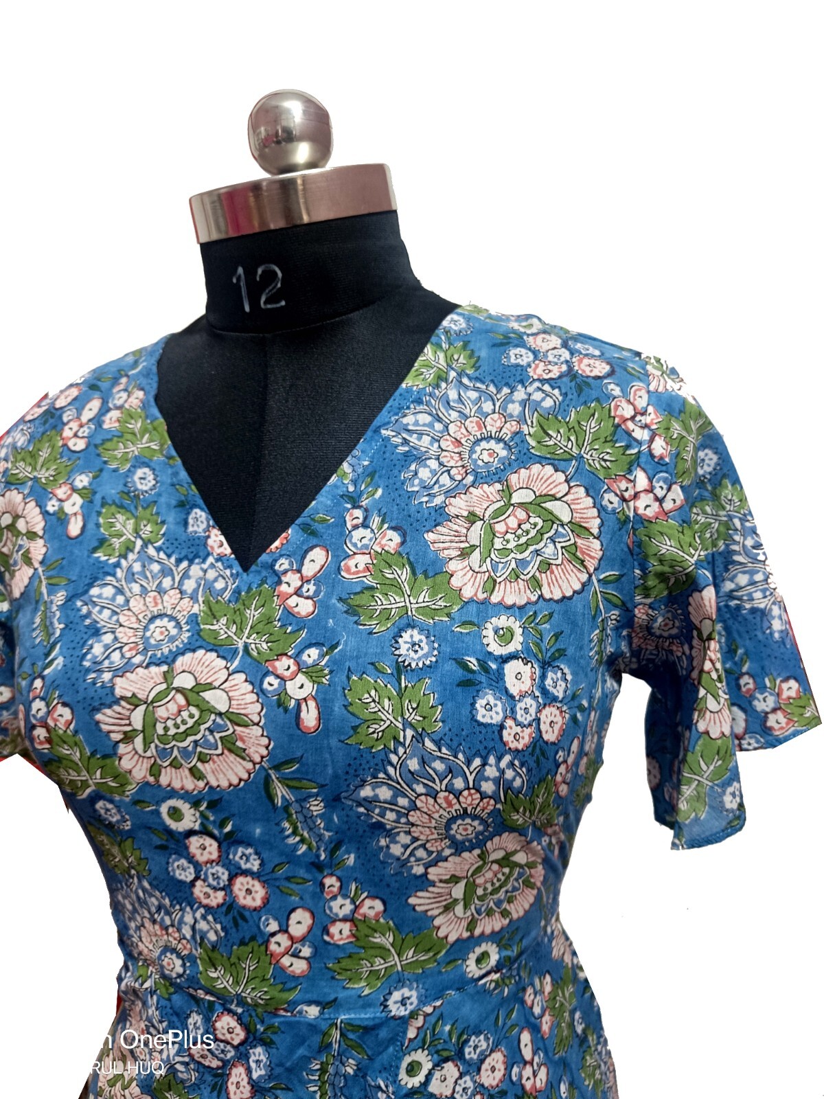 New Woman Kaftan Bathrobes Hand block floral print new Apple cut Dears AAA Fabri