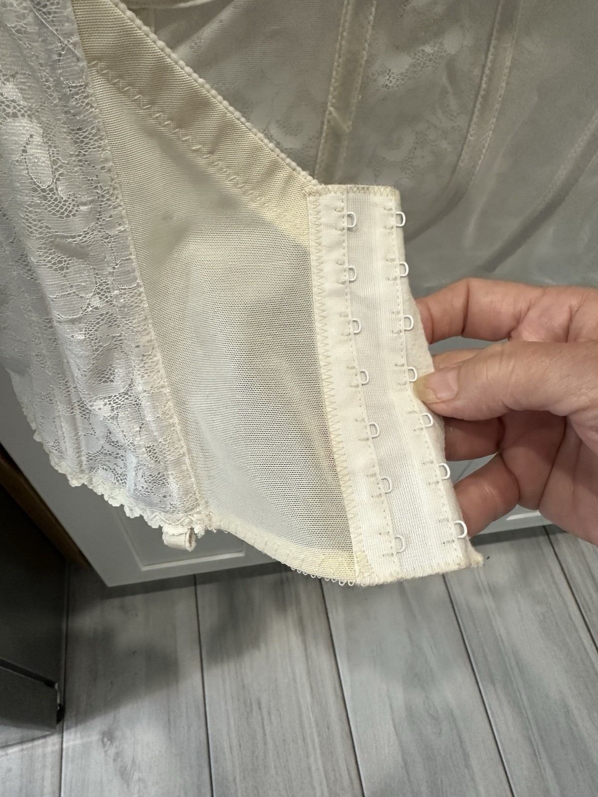 Vintage Carnival Lacey Strapless Bustier 36C Union Made ILGWU