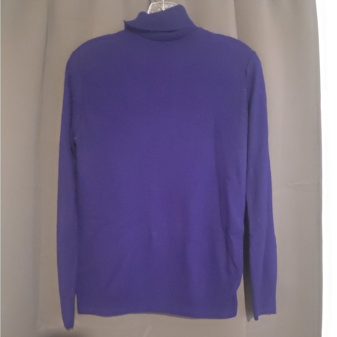 Joyce Lane Vintage Purple Quarter Zip, Acrylic Mock Neck Sweater, Woman’s Small