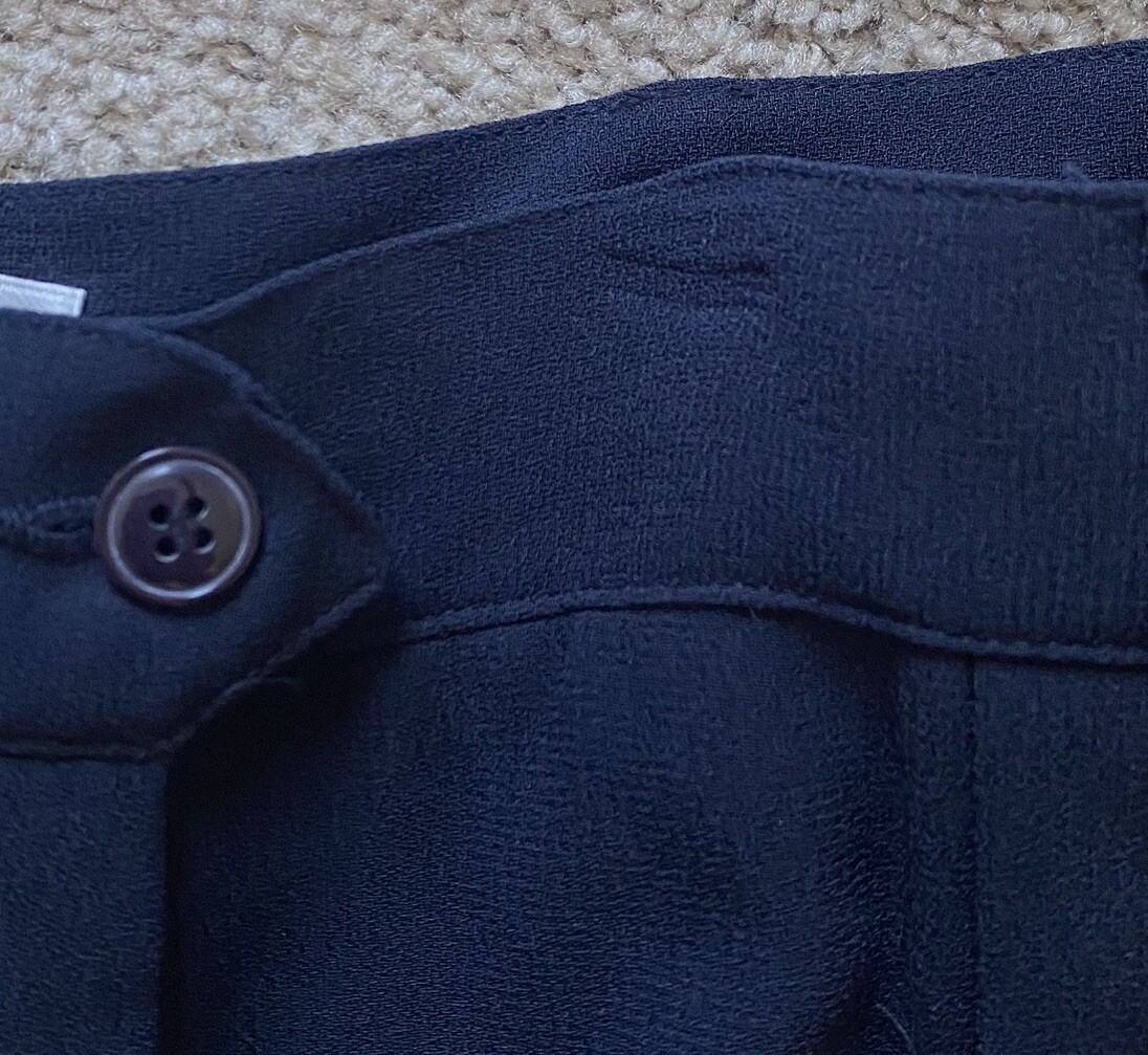 NWT ~ VTG ~ 1980s ~ Liz Claiborne ~ Navy French Finesse Pant ~ Pleated ~ Size 14