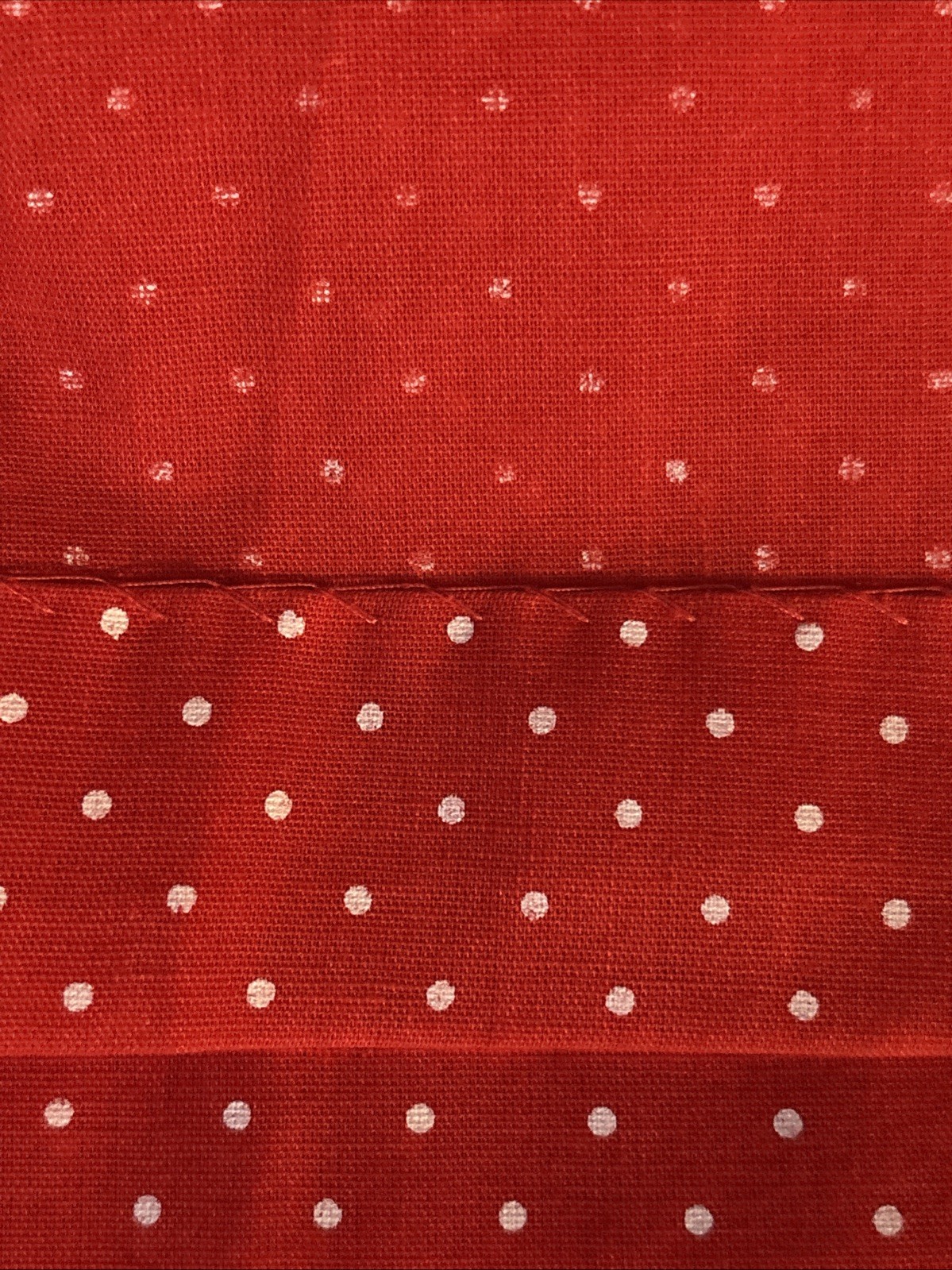 Vintage 70s Red Polka Dot Maternity Dress Medium USA Pintuck Cottagecore Prairie