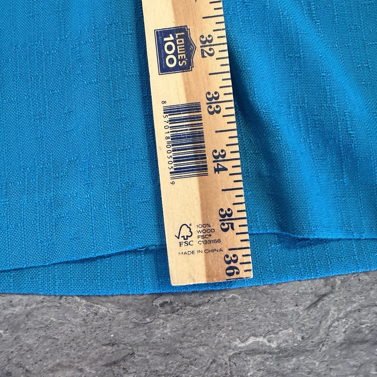 Vintage S.L. Petites Dress Size 12P Wood Buttons Made In USA One- Piece Zip Back