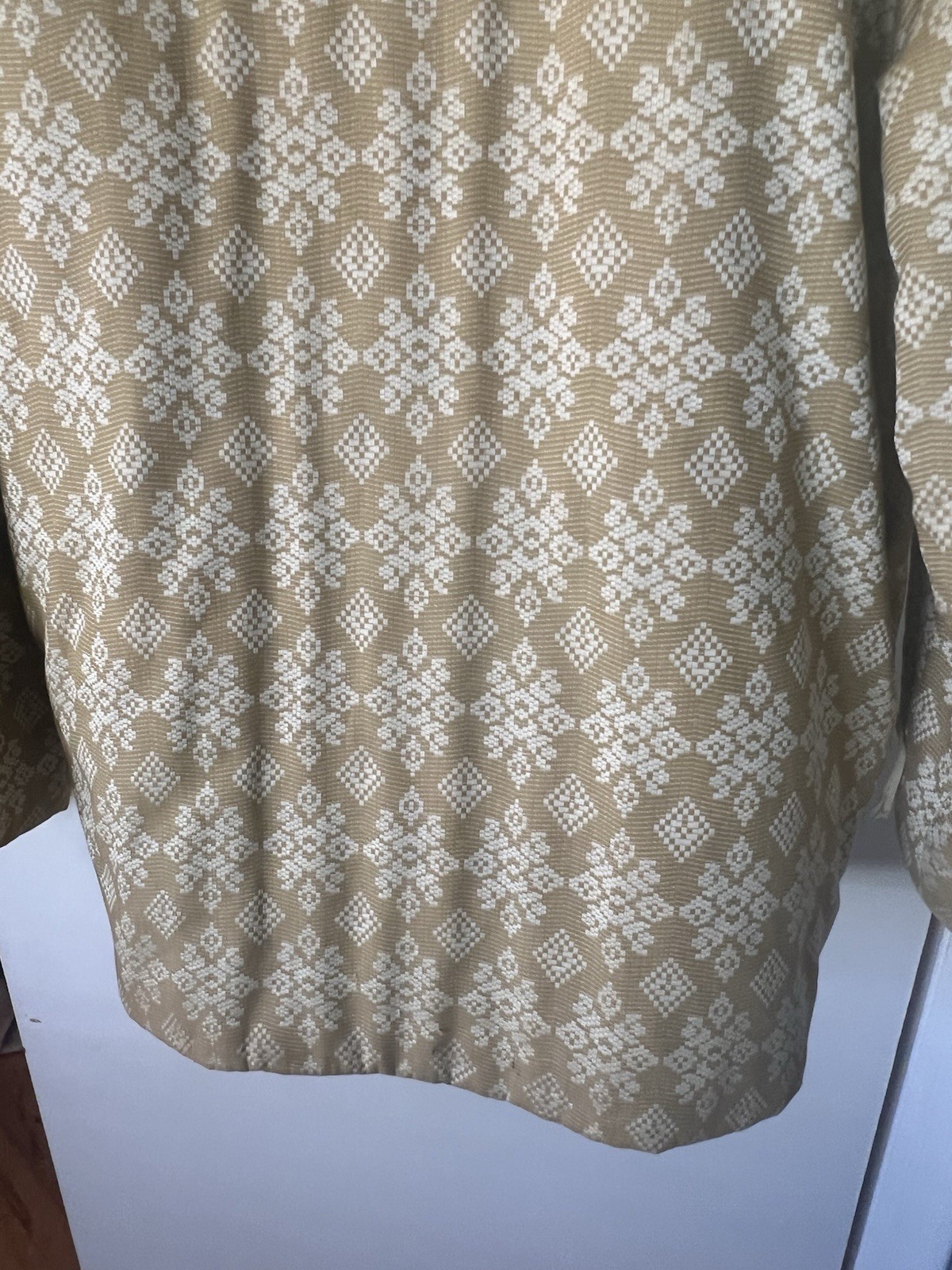 Vintage White Stag Women’s Coat Late 60’s Early 70’s Faux Fur Collar Size Large