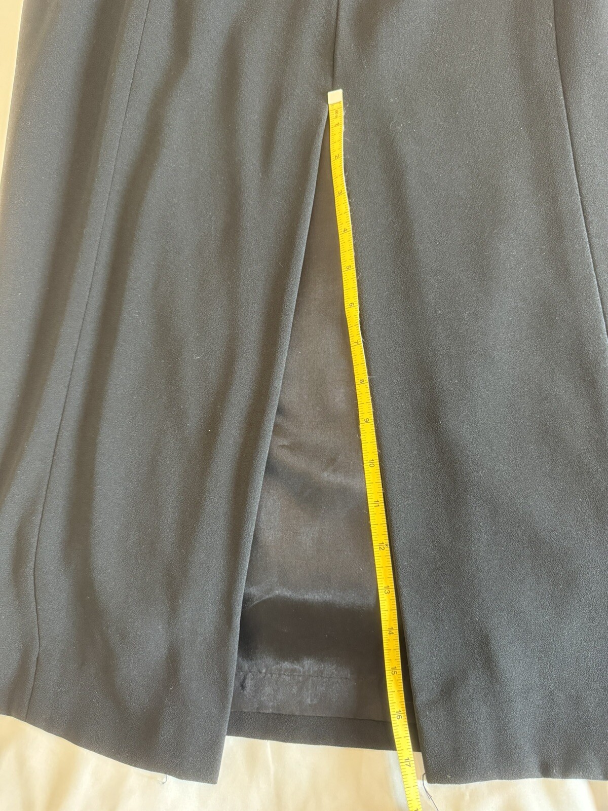 Vtg 90’s EVAN PICONE Black Maxi Cocktail Dress Size 12 with