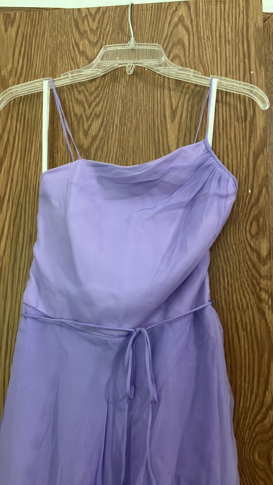 Vintage 1970s Purple Spaghetti Strap Bridesmaid / Maid of Honor Dress
