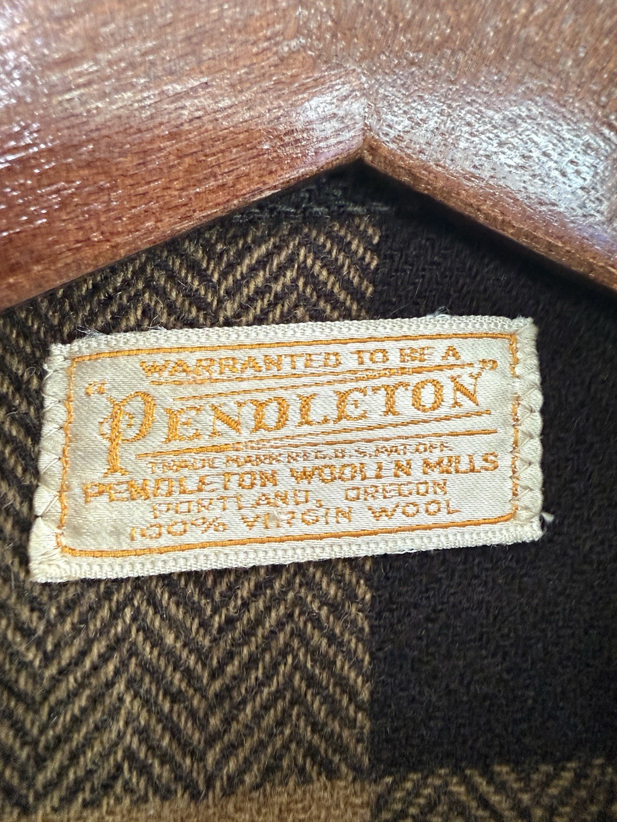 Vtg 50s Pendleton 49er Wool Jacket L Autumn Yellow Red Green Plaid Chore Shacket