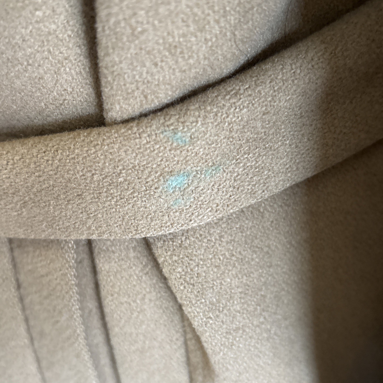 Vintage Donnybrook Womens Tan Wool Coat Full Length Size 10 Made In Russia