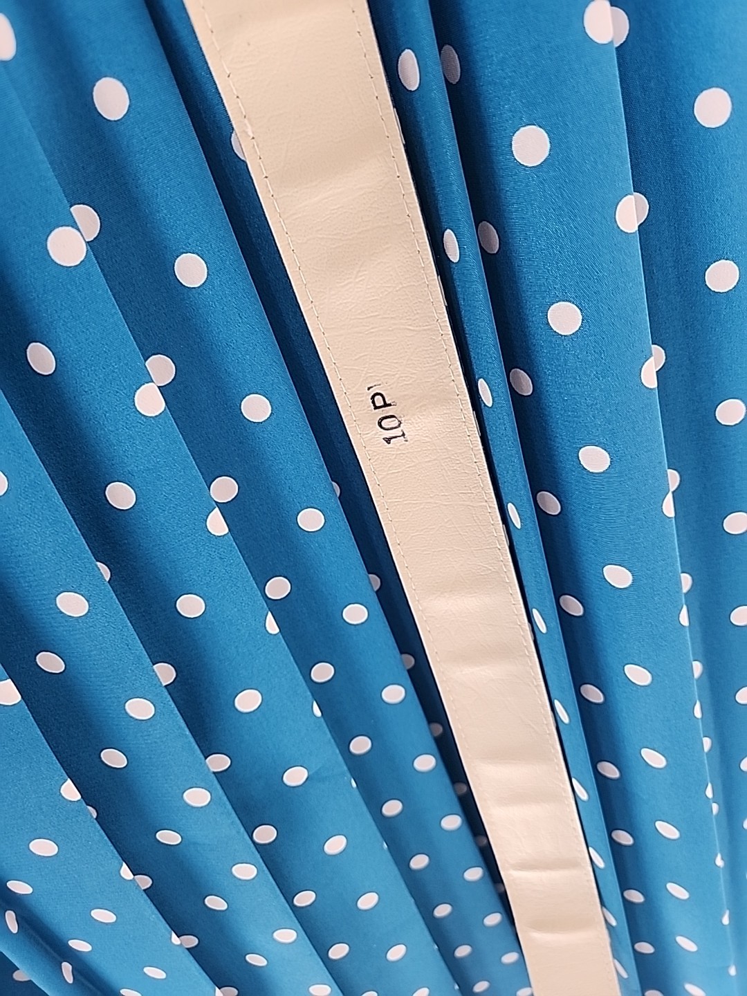 Vintage 80s Leslie Fay Petite Women’s Secretary Pleated Midi Dress Polka Dot 10