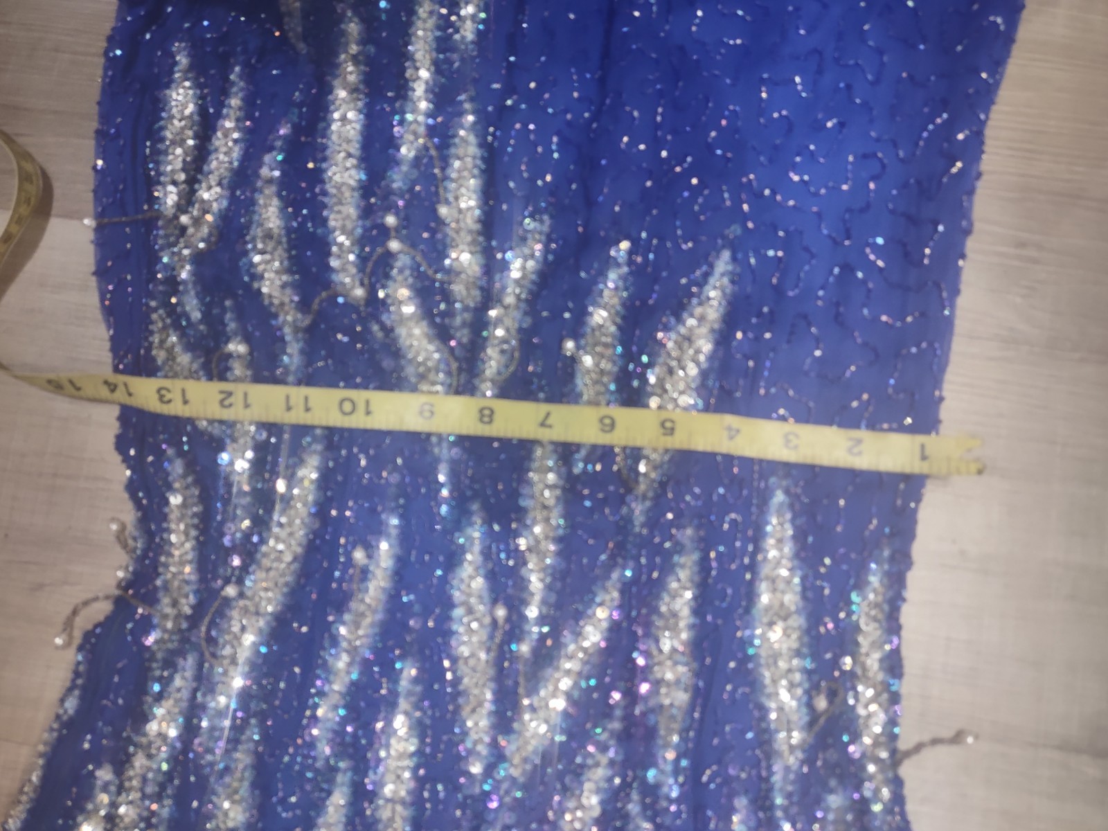 VTG 1980’s 1990’s S & N Fashions Silk Beaded and Sequin cocktail Dress Small