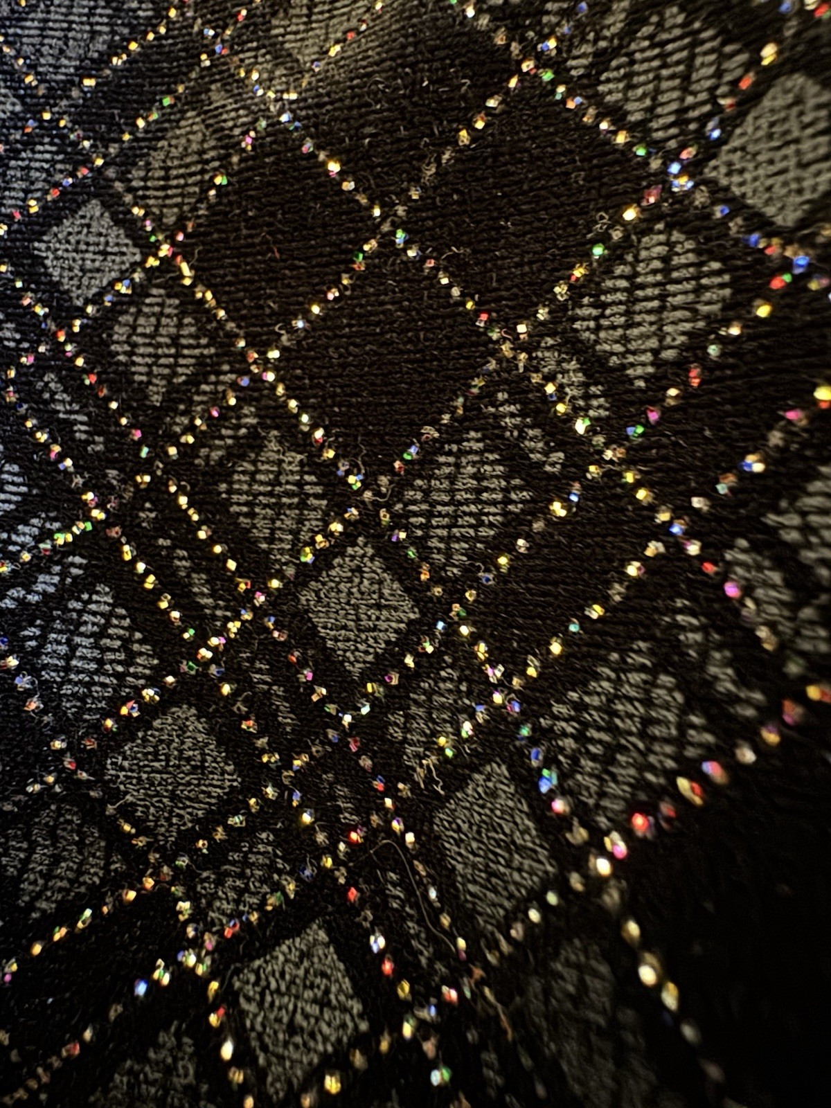 R&K Evening Vintage Cardigan See Photos For Measurments Black Sparkles #111